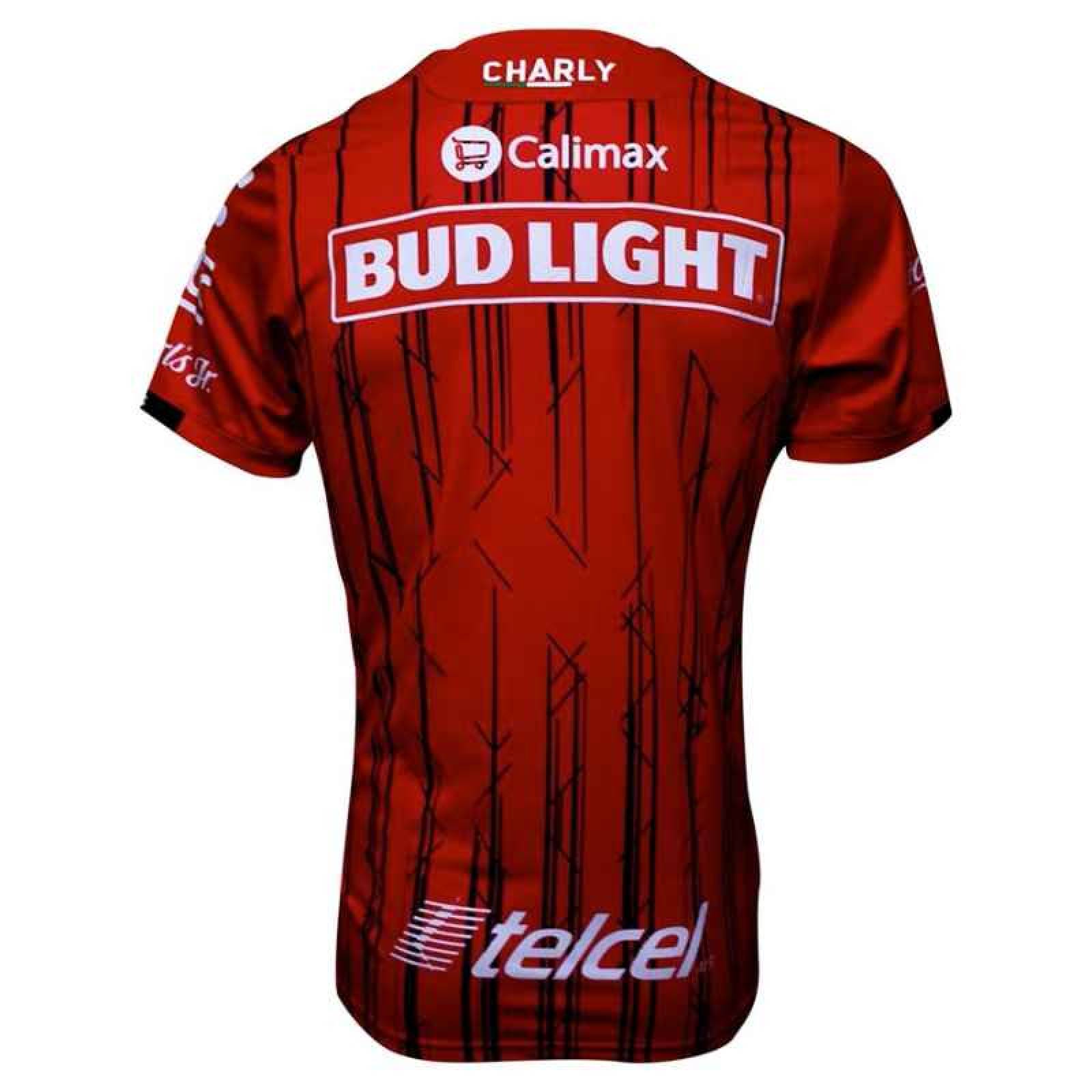 JERSEY CHARLY  XOLOS LOCAL 19-20 ROJO/NEGRO CABALLERO