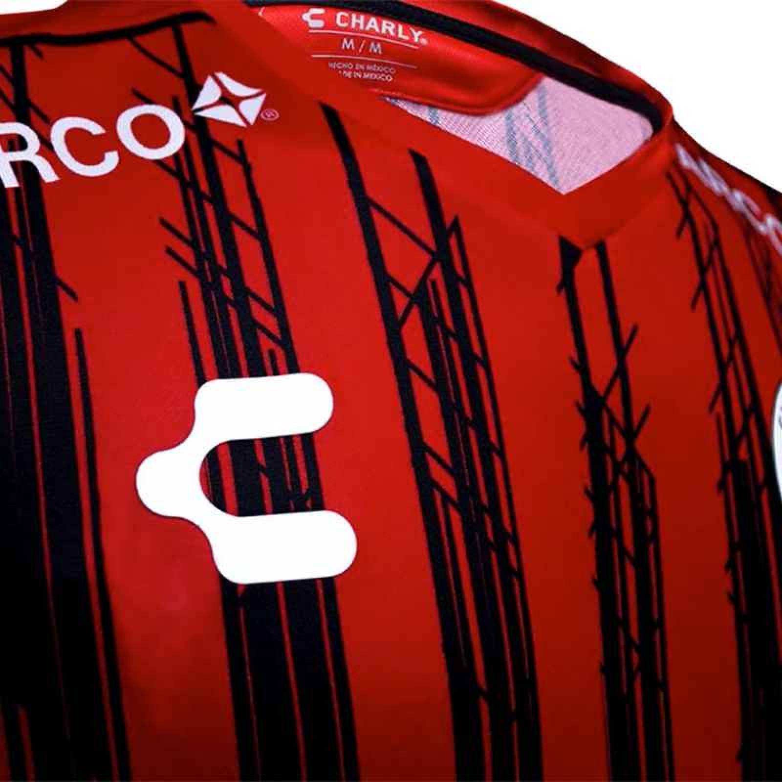 JERSEY CHARLY  XOLOS LOCAL 19-20 ROJO/NEGRO CABALLERO