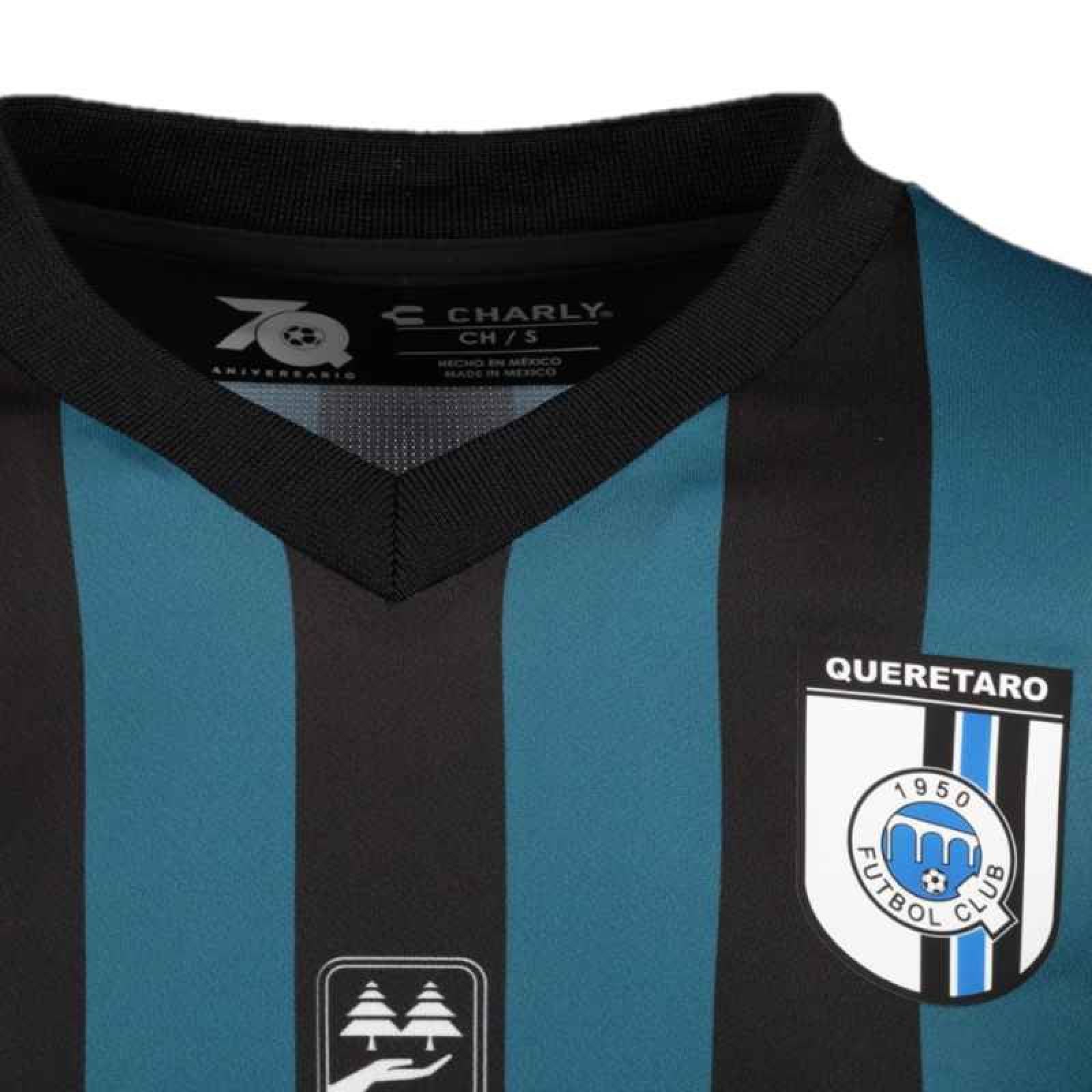JERSEY CHARLY QUERETARO NEGRO/AZUL CABALLERO
