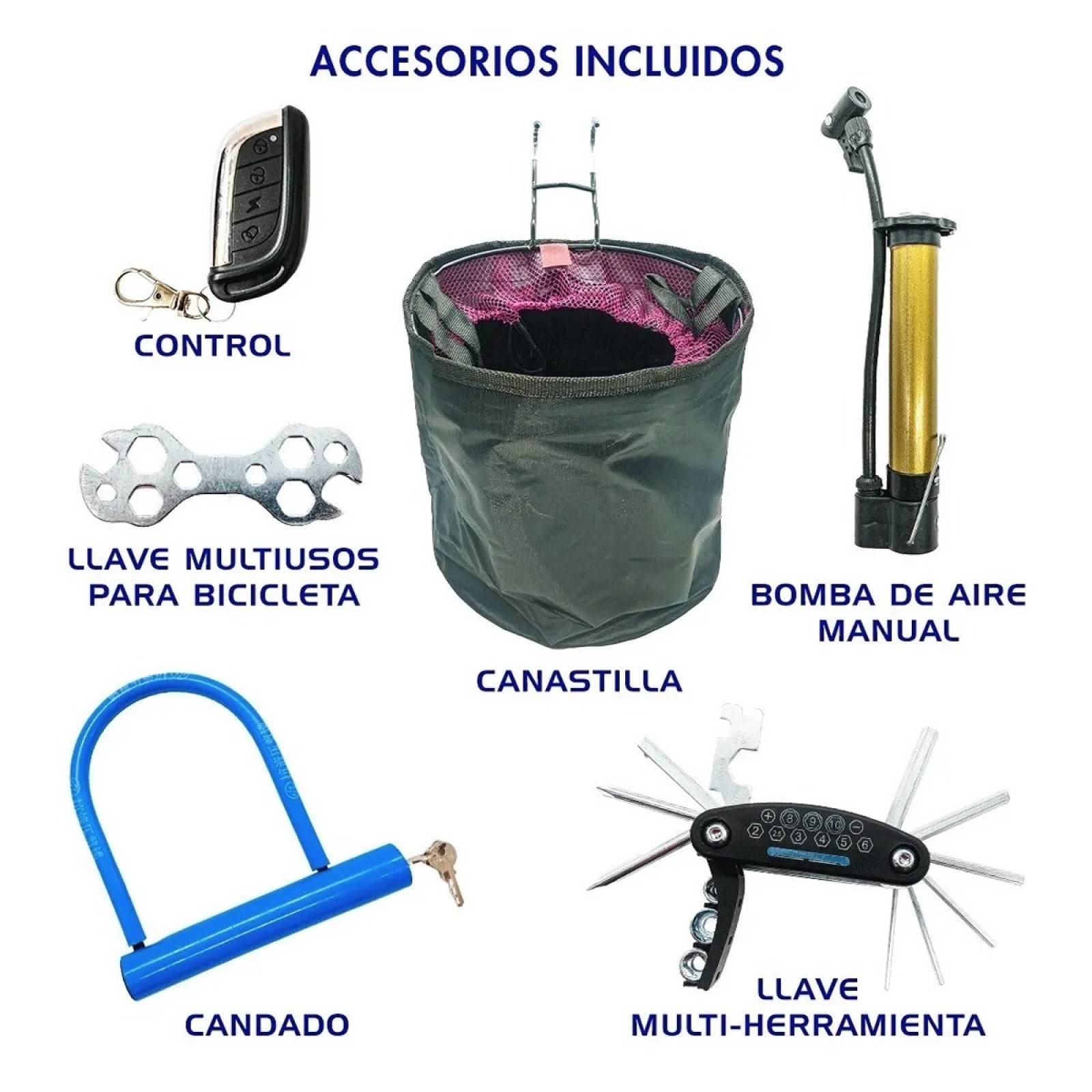 Bicicleta Eléctrica Plegable E-Solomon BICIEB01