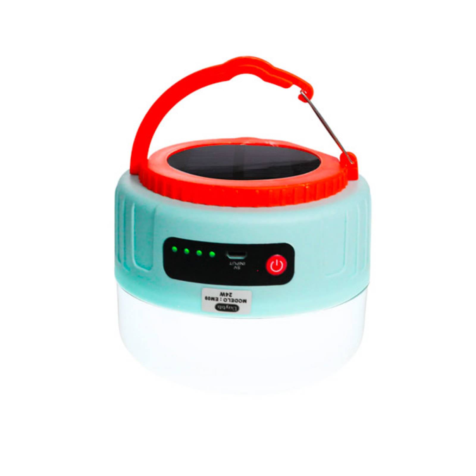 Lampara Camping Panel Solar Recargable Emergencia