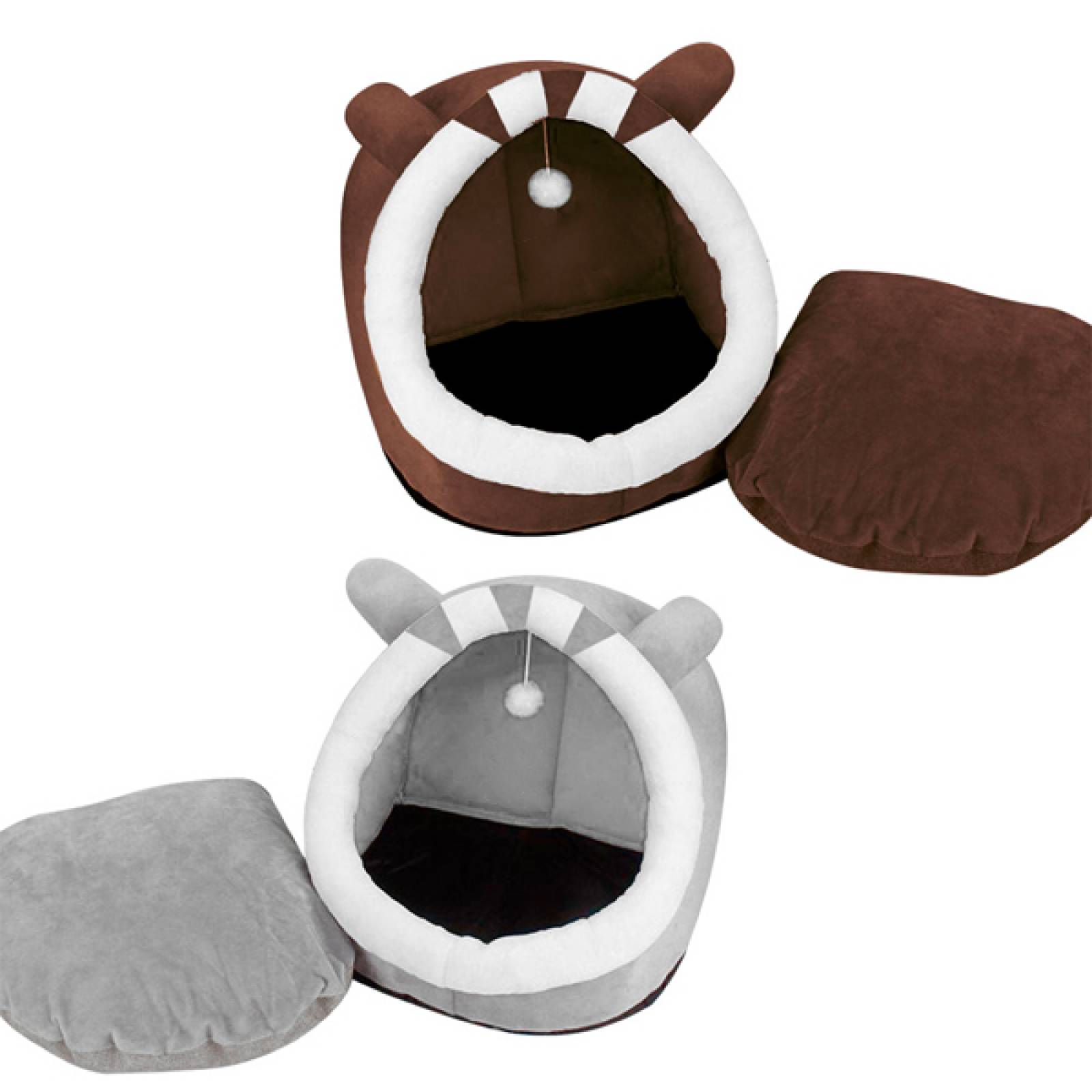 Cama Casa de Mascota Gato en Forma de IGLU 