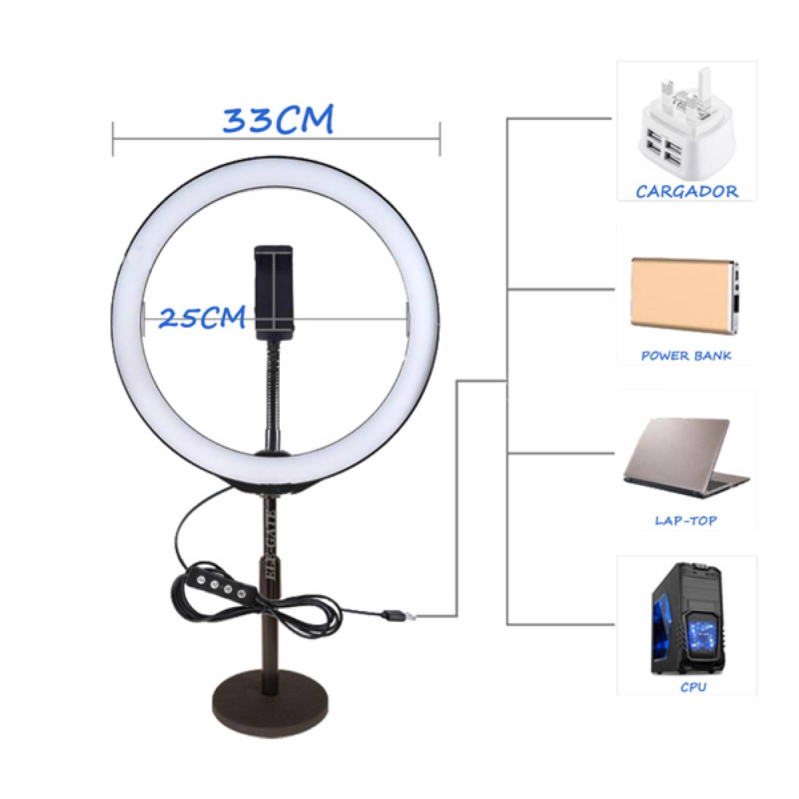 Aro led 33 discount cm