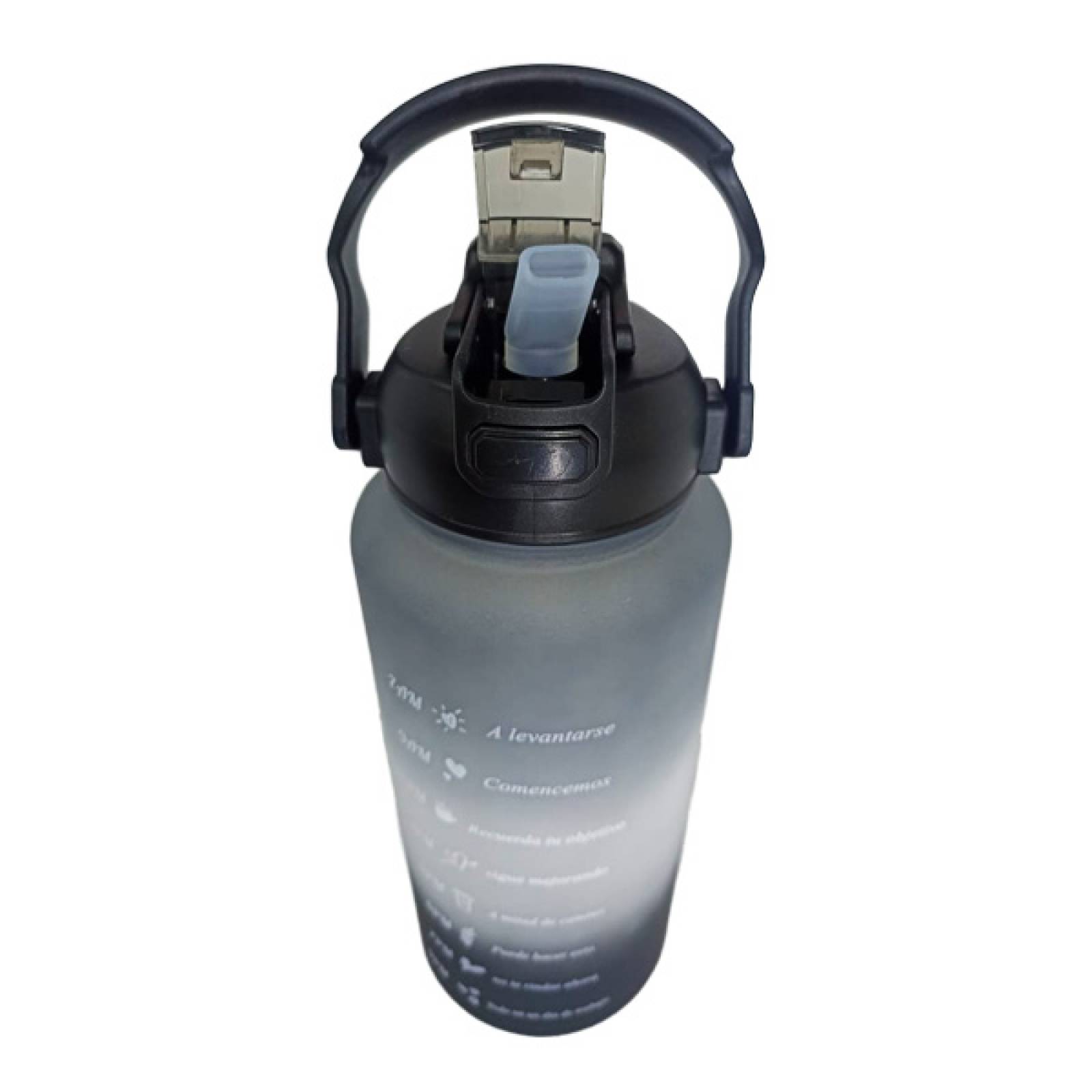 Botella de Agua Deportiva Motivacional 3 en 1 2L tricolor