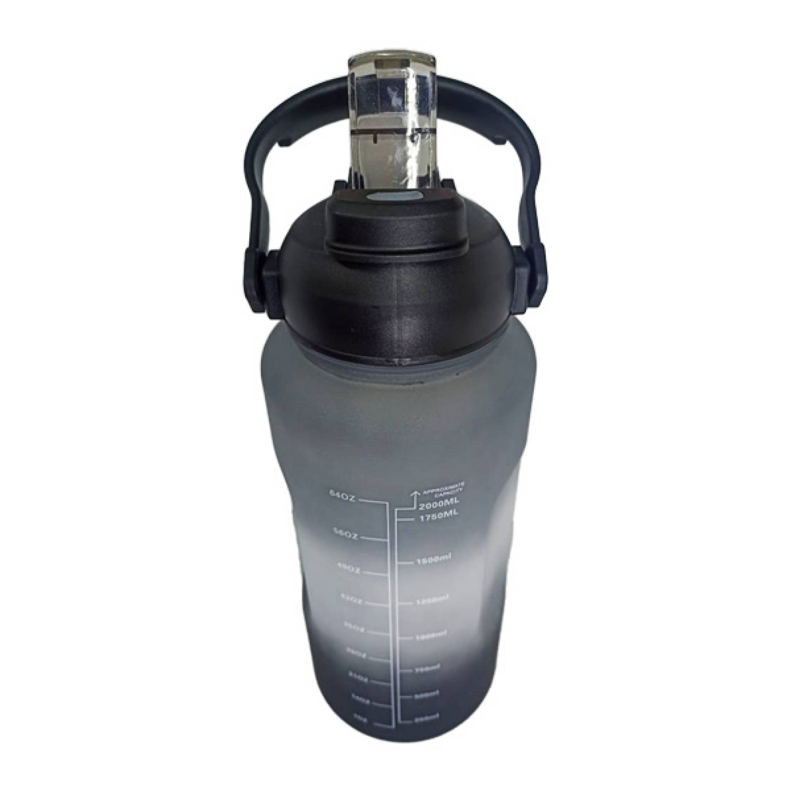 Botella de Agua Deportiva Motivacional 3 en 1 2L tricolor