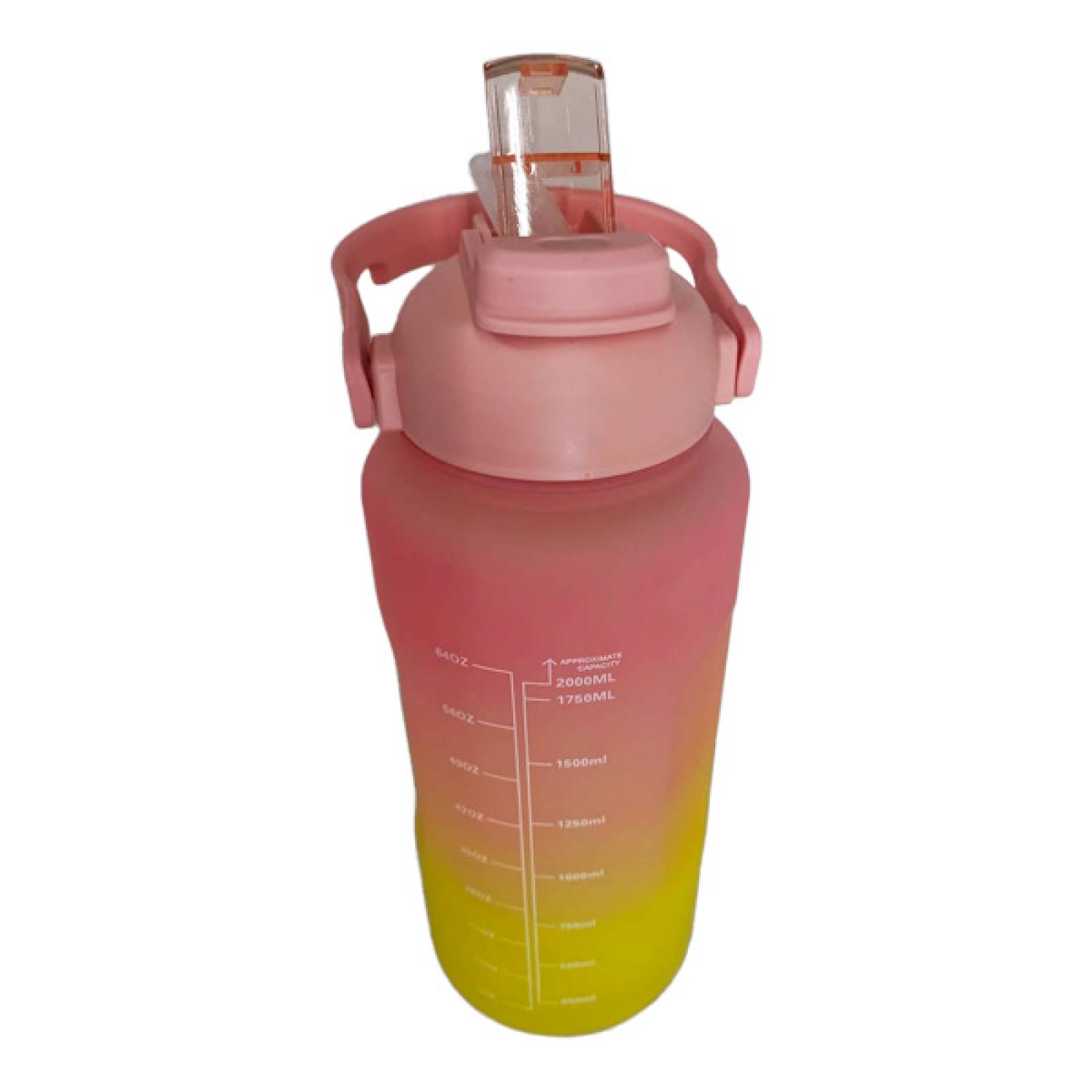 Botella deportiva motivacional multicolor 