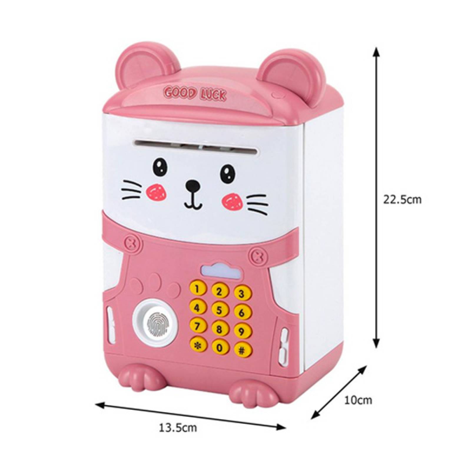 Alcancia Electronica Raton para billetes y monedas 6521