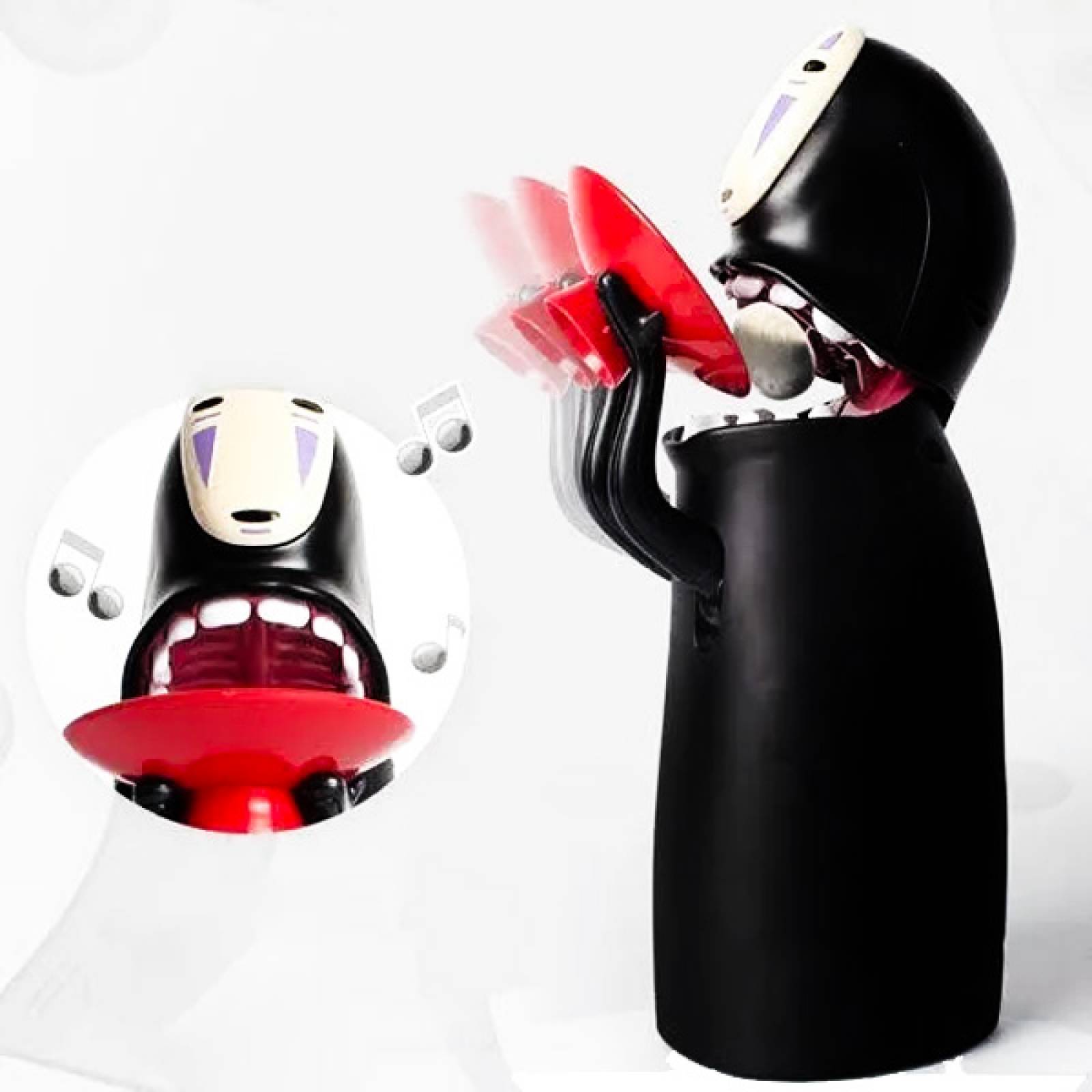 Alcancia Electronica Viaje de Chihiro Sin Cara tragamonedas ZE353 Negro