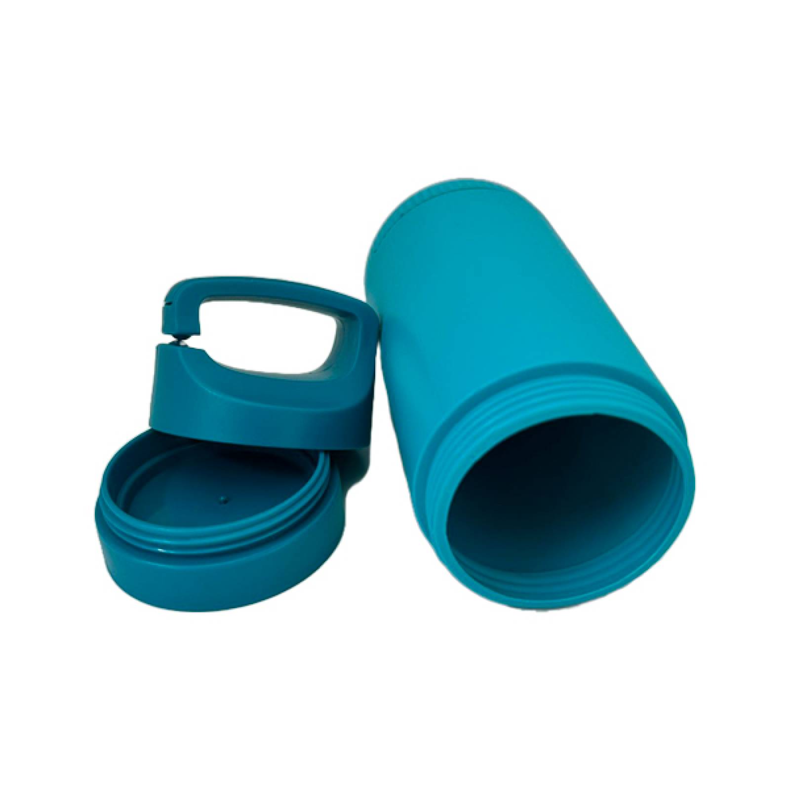 Tupper Lunch Box Godinez con botella de agua y cuchara ZE0867 Azul