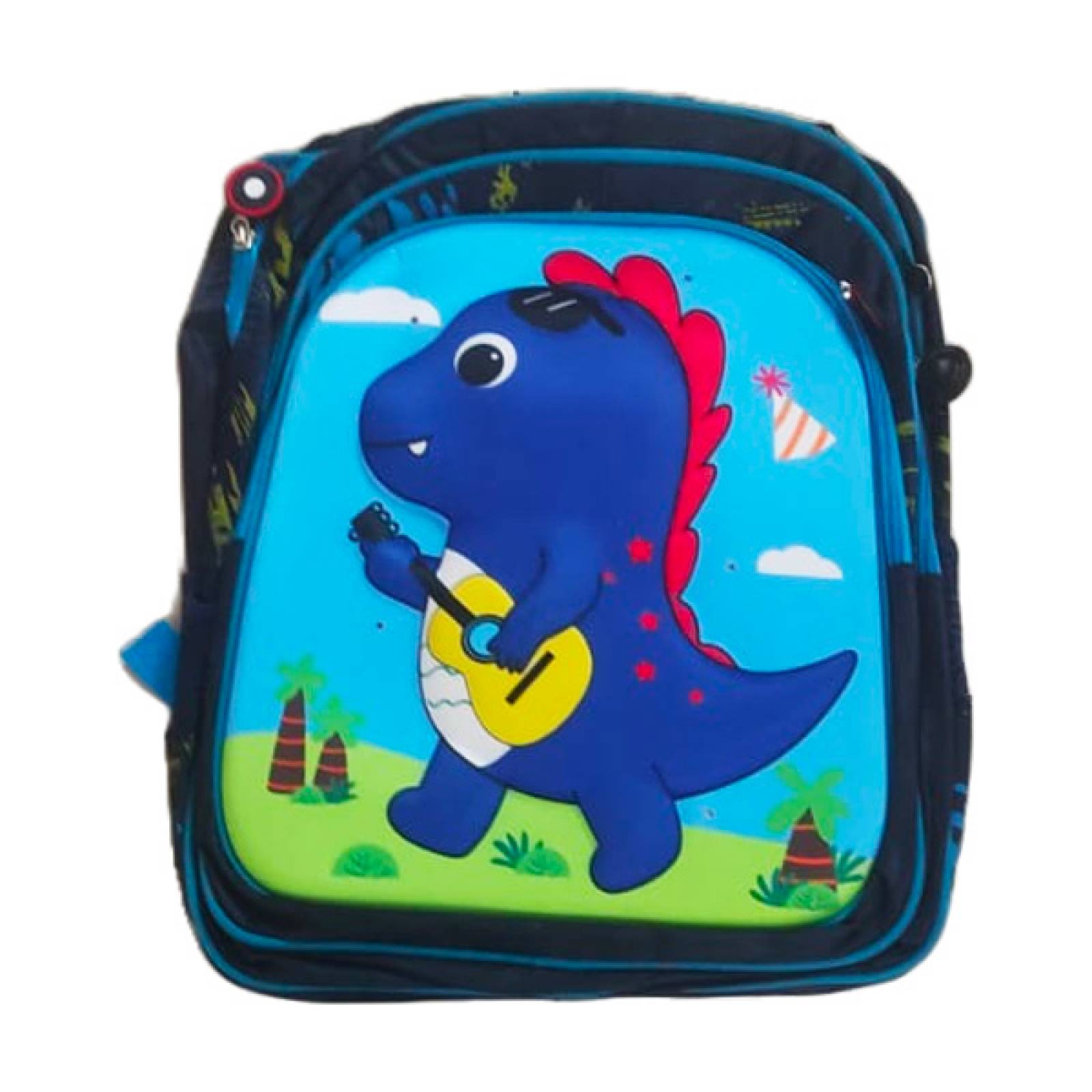 Mochila Escolar 3 pz mochila led 16 pulgadas, lonchera y lapicera Dinosaurio