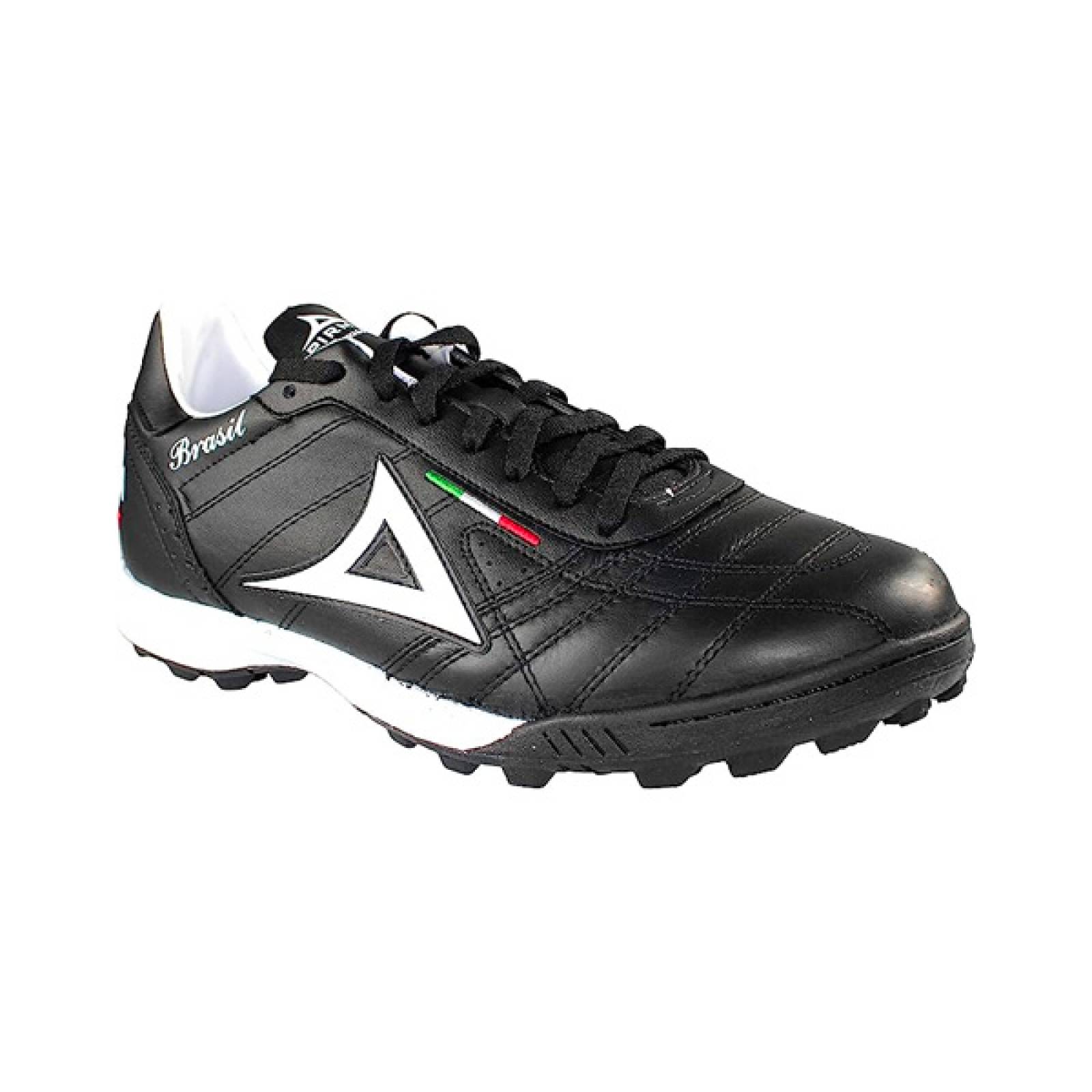 Tenis Pirma Futbol Rapido Brasil Turf Mod. 0503 Negro/Blanco