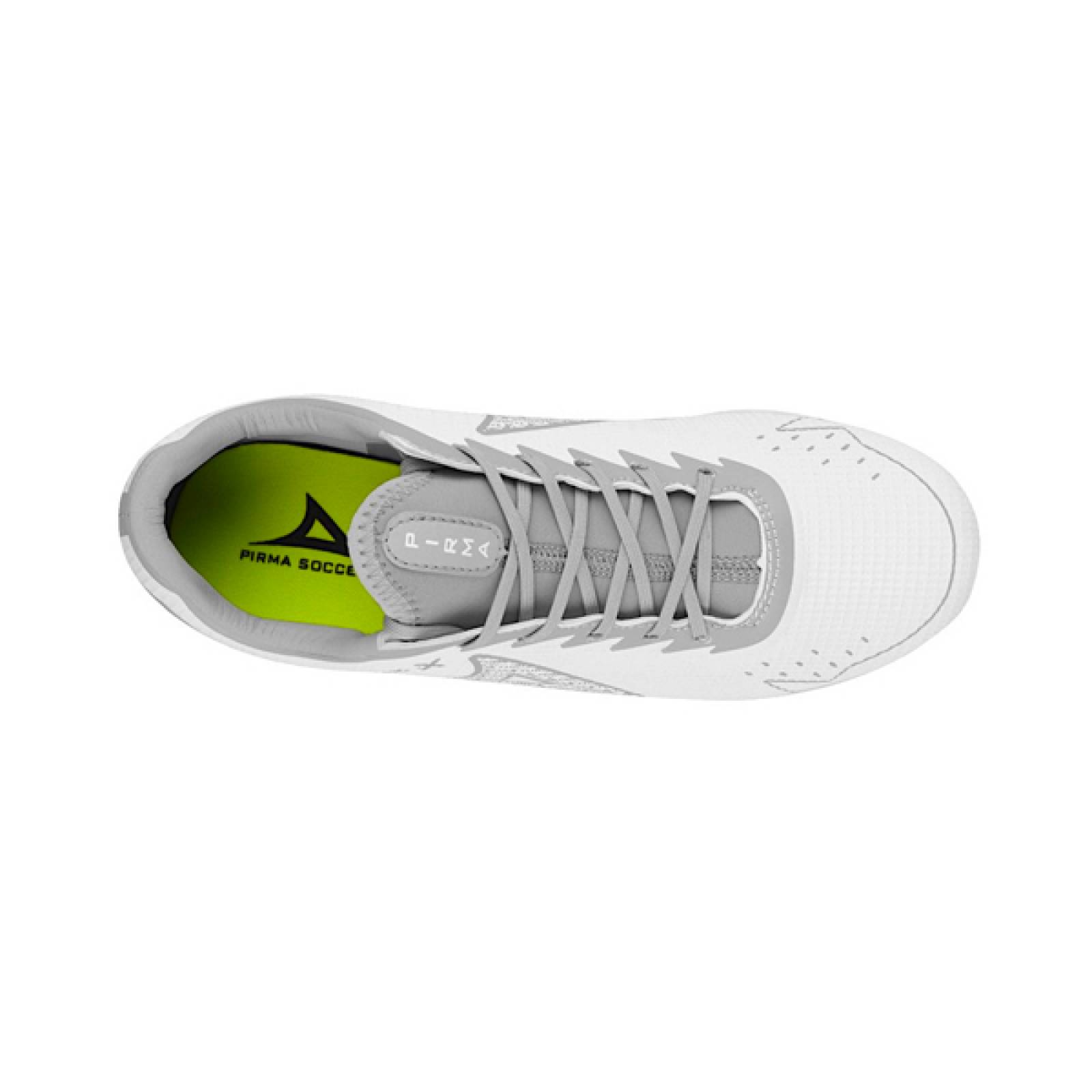 Tenis Pirma Futbol Rapido Supreme X Turf Mod. 3045 Blanco/Gris