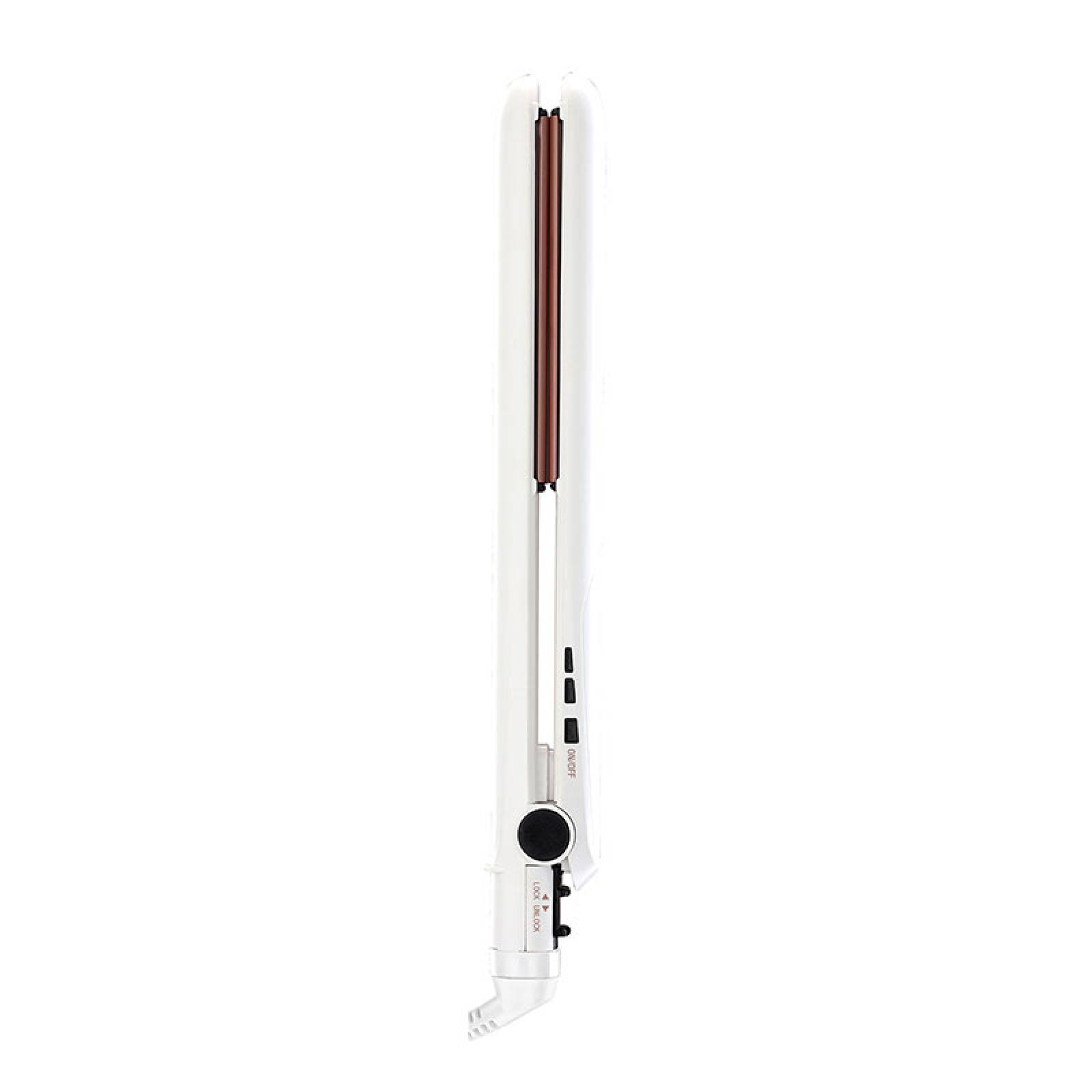 Plancha Alaciadora Cabello Doble Ceramica CS221WES Blanca Conair