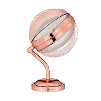 Espejo Luz Led Portatil Giratorio Baterias Be4Srges Rosa Gold Conair