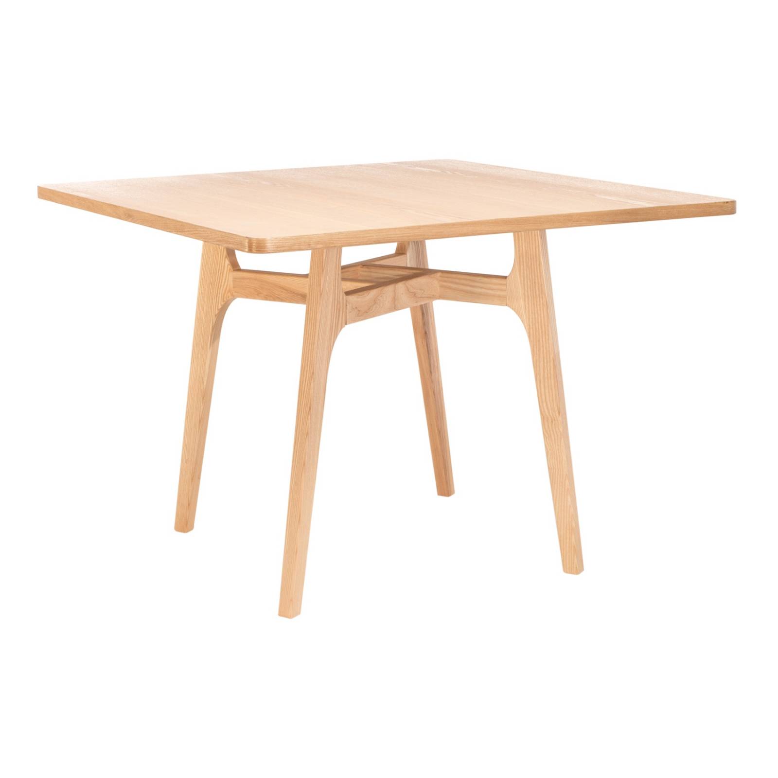 Mesa Blanca 100x100 natural comedor Remate lumo living Madera Natural