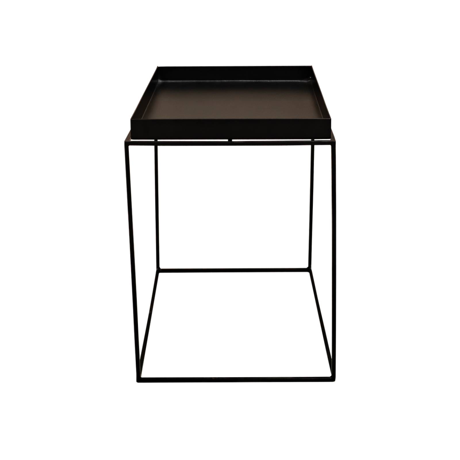 Mesa Lateral Acero Estudio Cooper 40 Lumo Living NEGRA