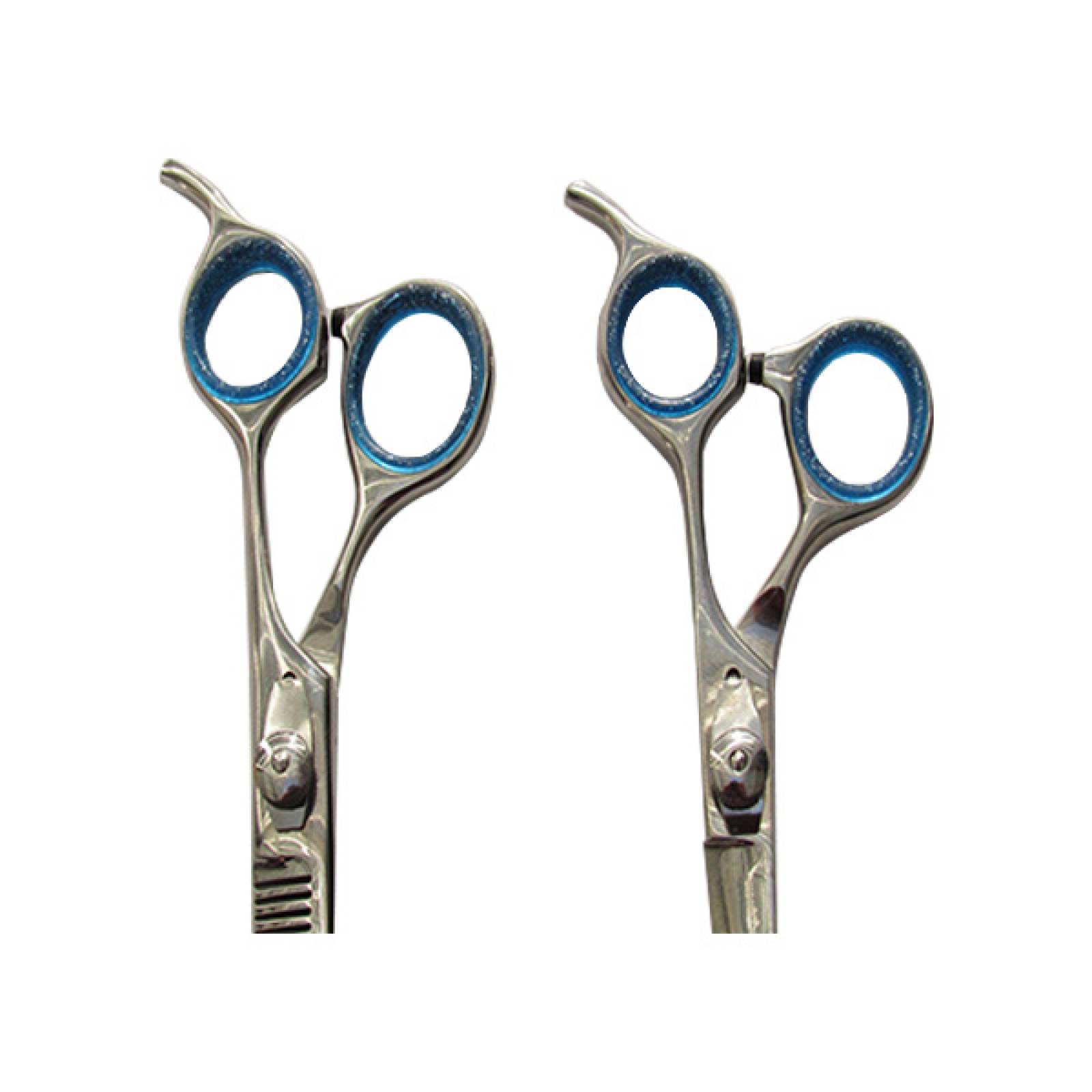 Kit tijera corte tijera entrescar peines graduados Nefertary Plata