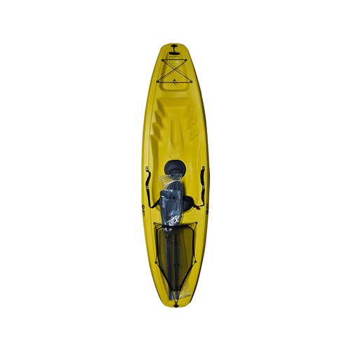 Kayak Polietileno 1 Persona 1 Remo 226cm 125Kg Amarillo Gimbel