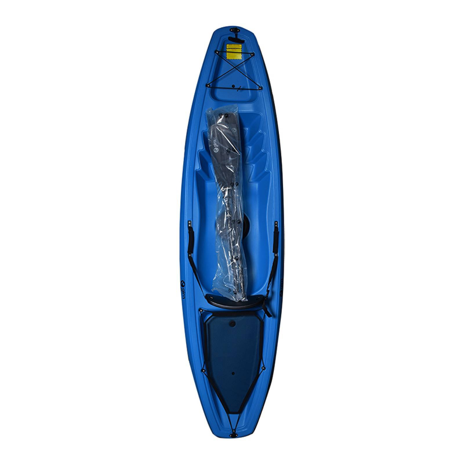 Kayak Polietileno 1 Persona 1 Remo 226cm 125Kg Azul Gimbel