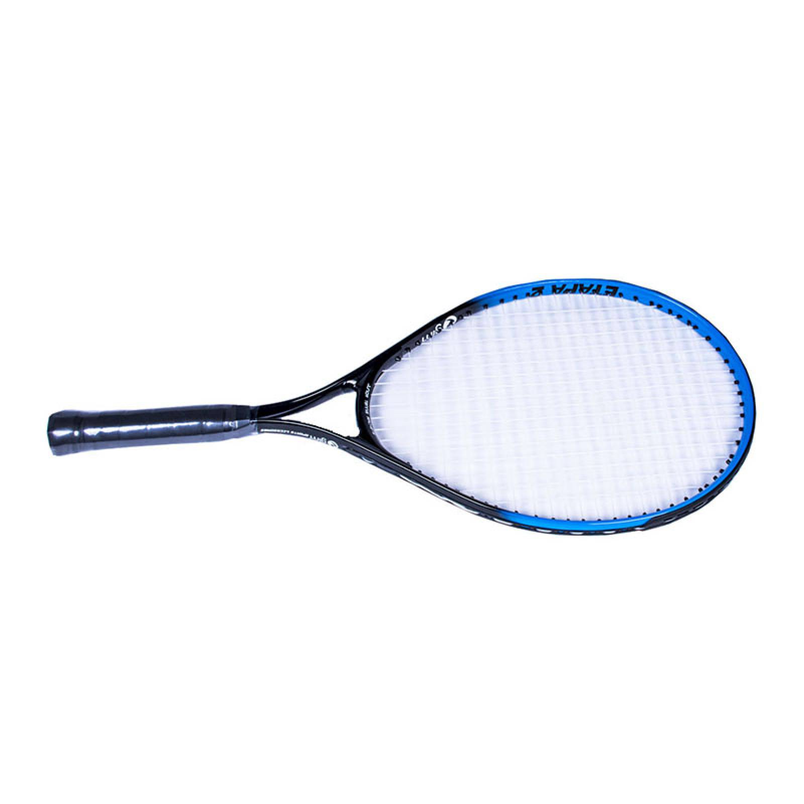 Raqueta Tenis Alumino Junior Funda 210 G Gimex Azul Gimbel