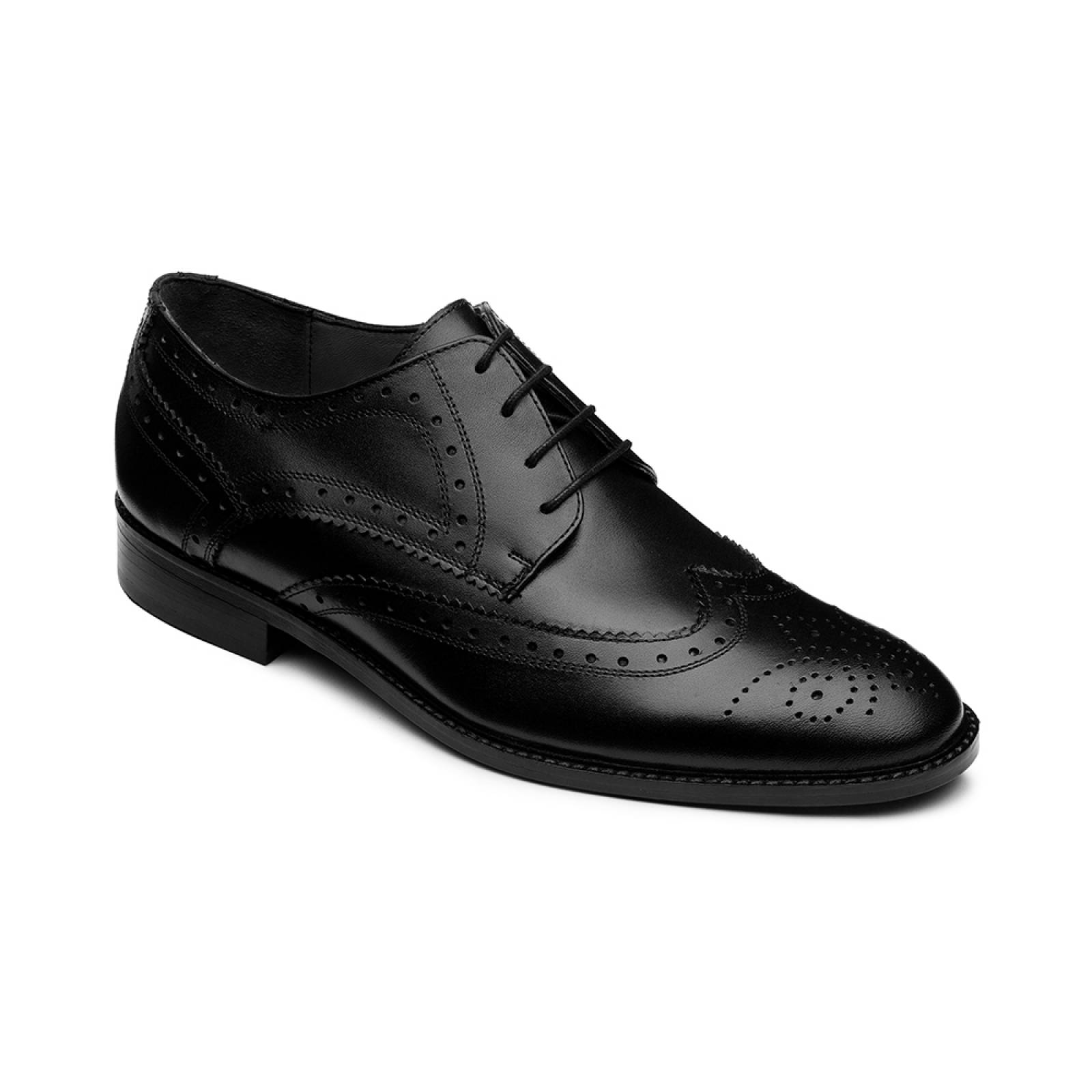 Zapato Caballero Tobias Brogue Formal Casual Piel Negro 30Beirut