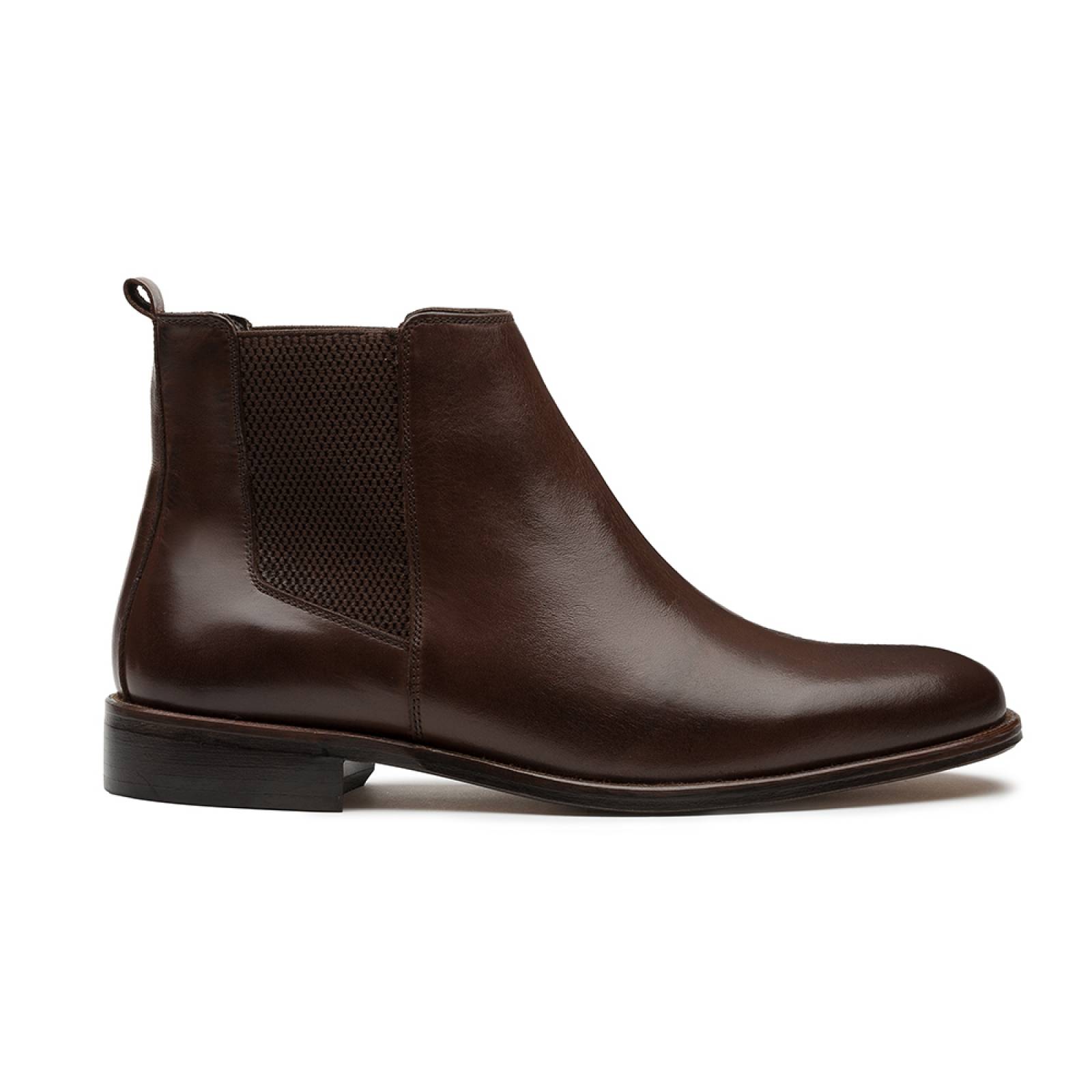 Botas Piel Formal Casual Hombre Santos Chelsea Café Moka 27Beirut