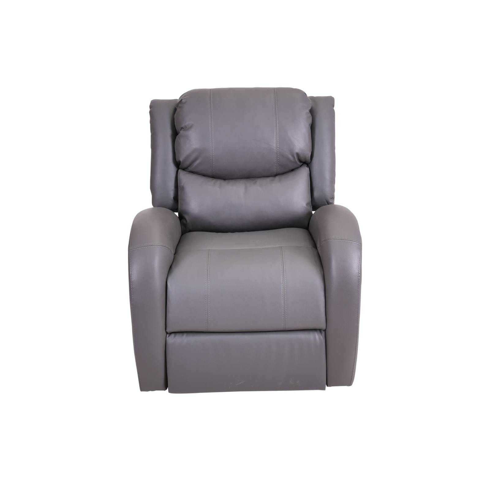 Sillon Individual Reclinable Electrico Piel Jackson Slate Avanti