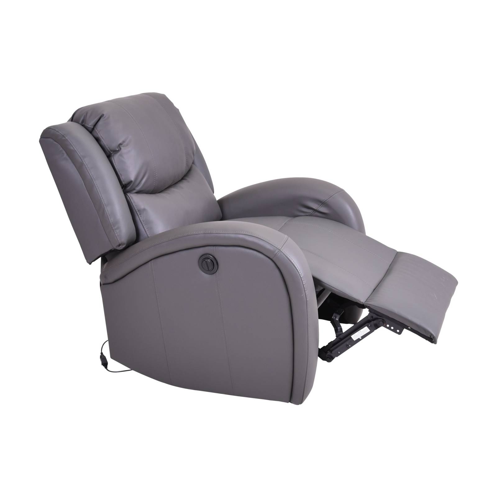 Sillon Individual Reclinable Electrico Piel Jackson Slate Avanti