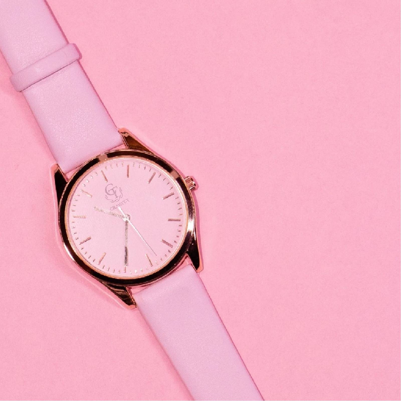 Reloj Moderno Pulsera Dabond Causa Cáncer de Mama Rosa Cravatt