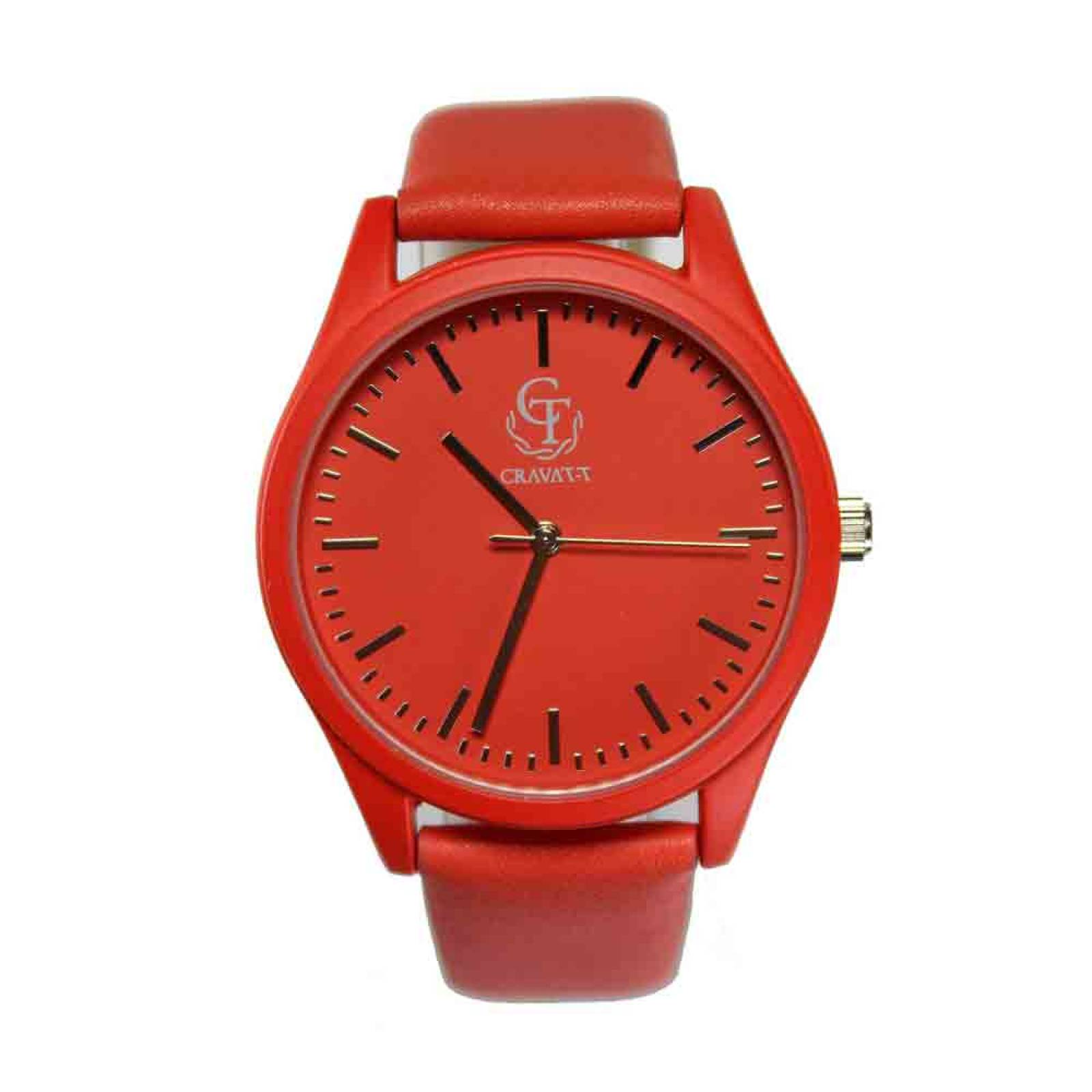 Reloj Moderno Figurati Causa Protección Animal Rojo Cravatt