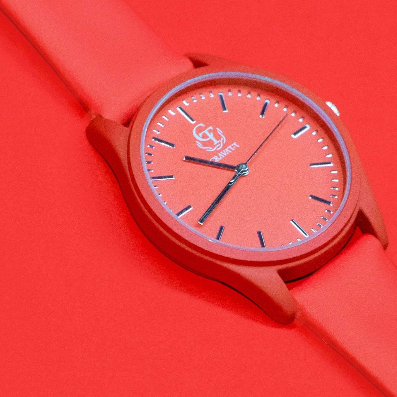 Reloj Moderno Figurati Causa Protección Animal Rojo Cravatt