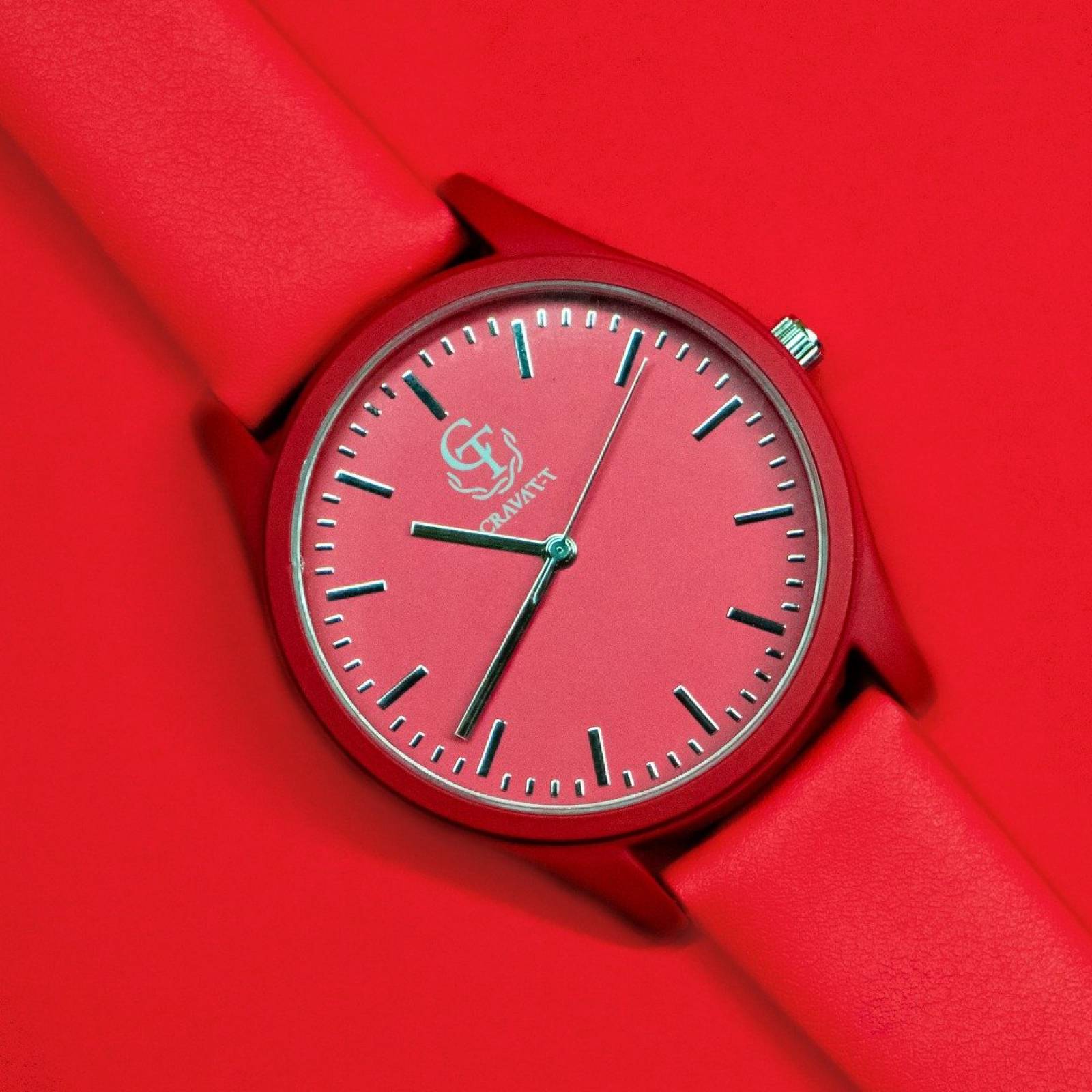 Reloj Moderno Figurati Causa Protección Animal Rojo Cravatt