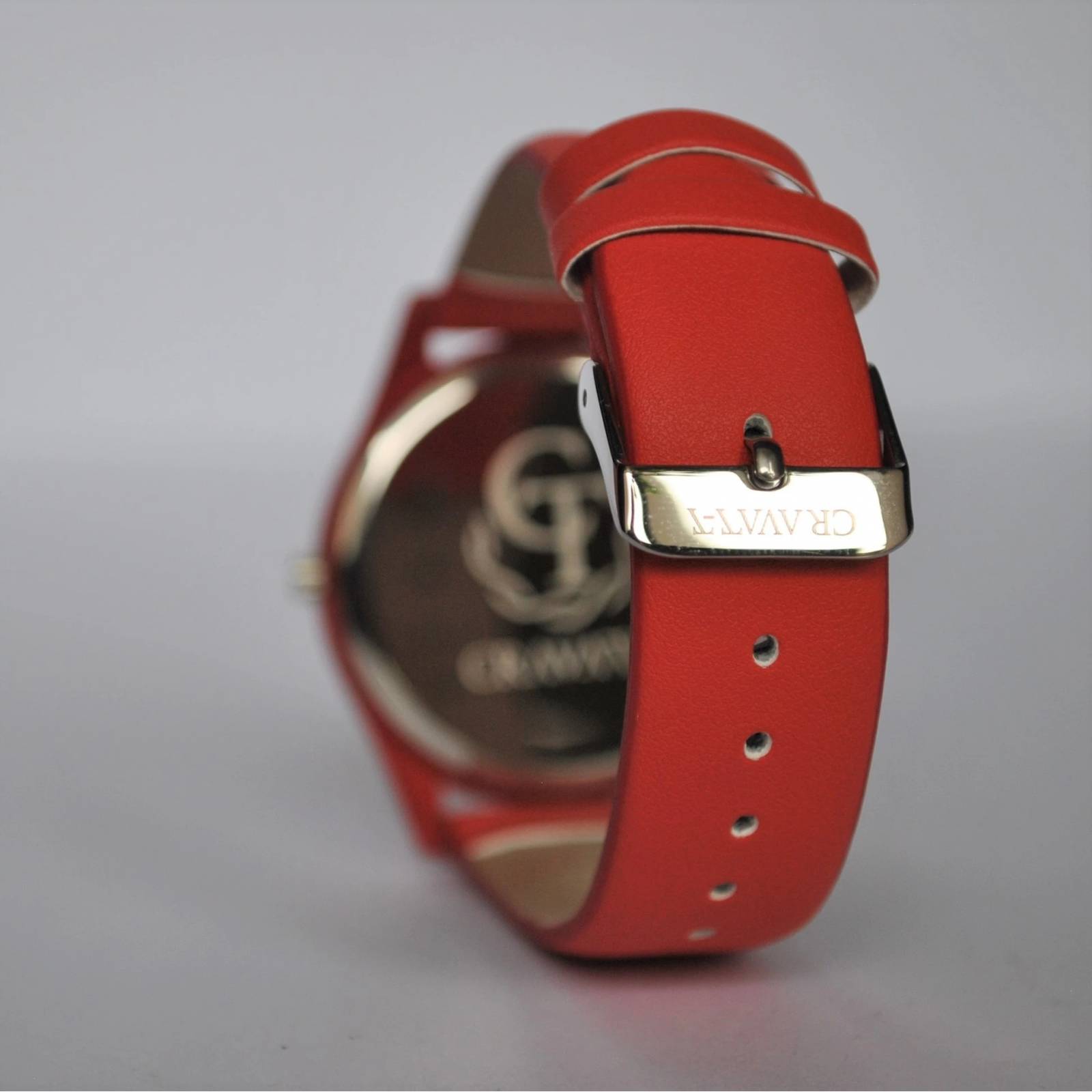 Reloj Moderno Figurati Causa Protección Animal Rojo Cravatt