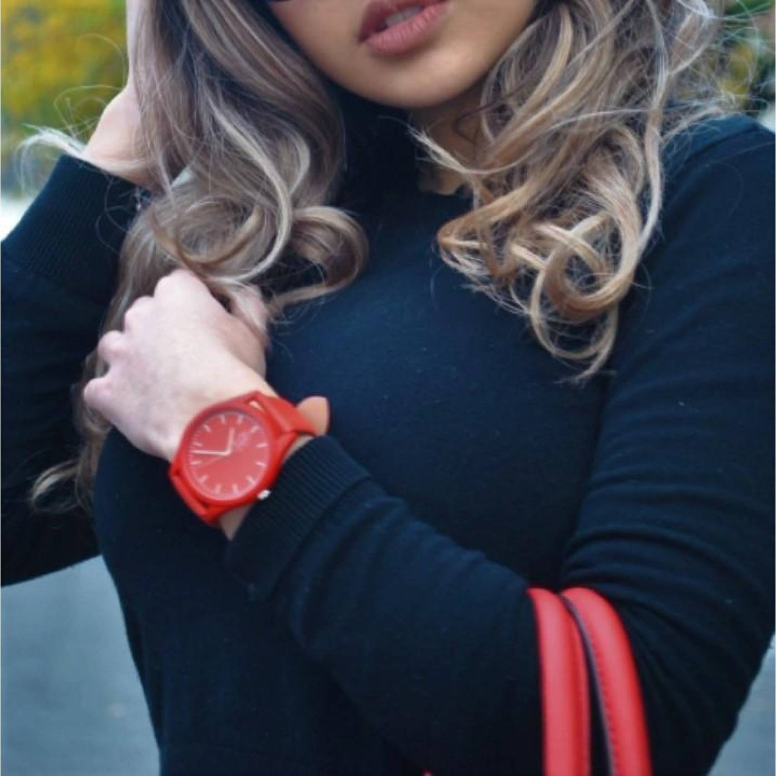 Reloj Moderno Figurati Causa Protección Animal Rojo Cravatt