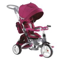 Triciclo Giro Niña 6 En 1 Incluye Mochila Violeta Prinsel