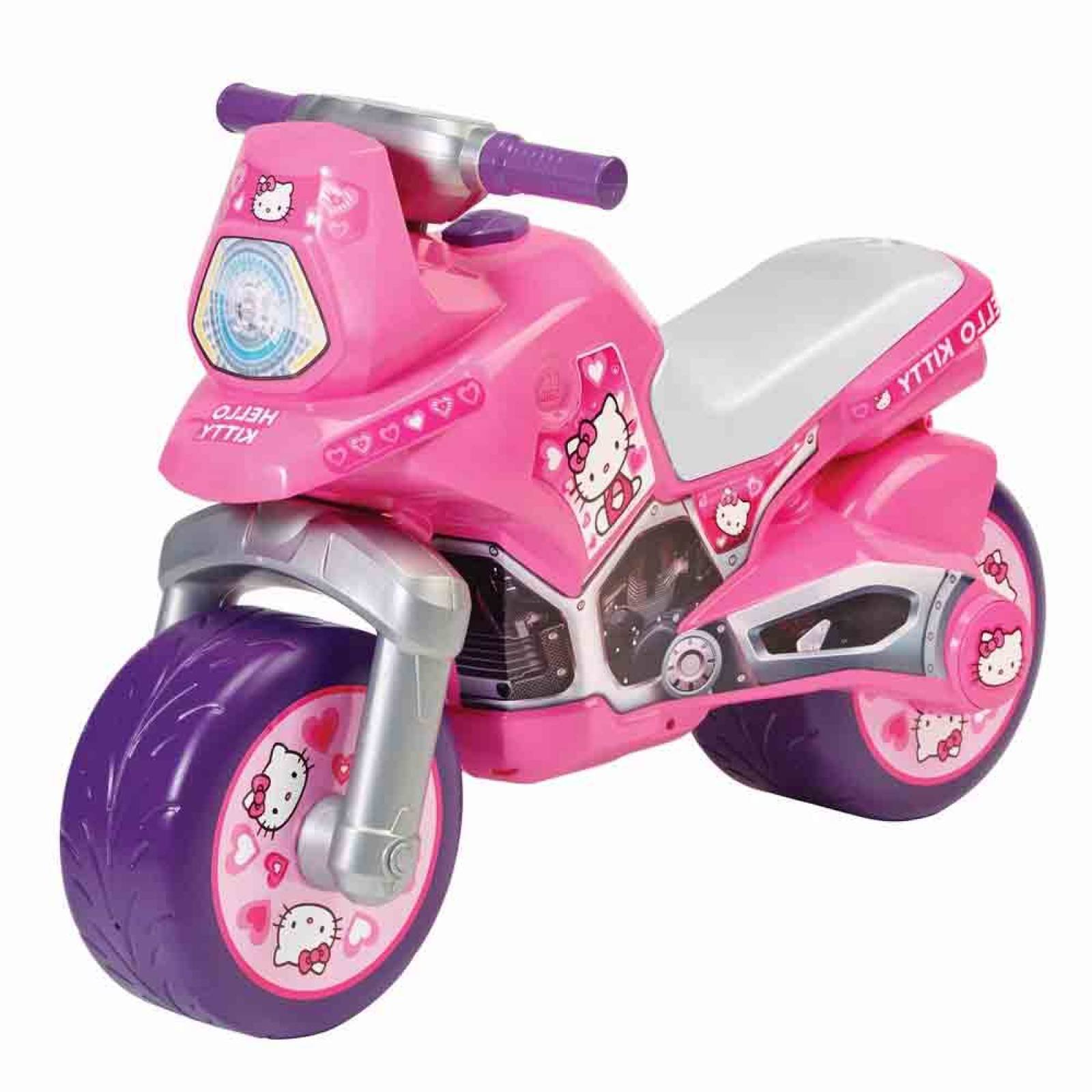 Motocicleta Electrica Deportiva Big Hello Kitty Rosa Prinsel
