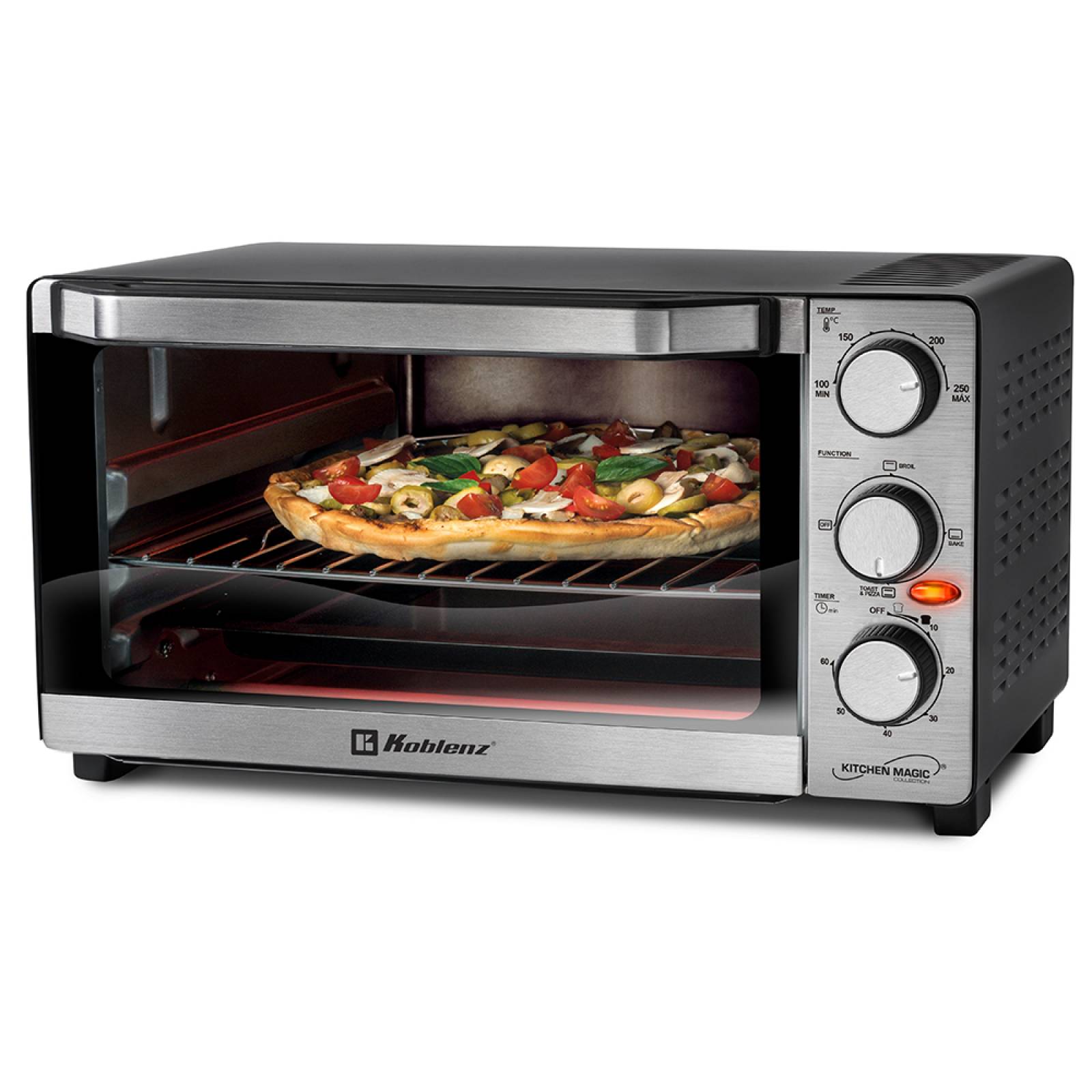 Horno Tostador Pizza HKM-1500 P 100 °C – 250°C Koblenz