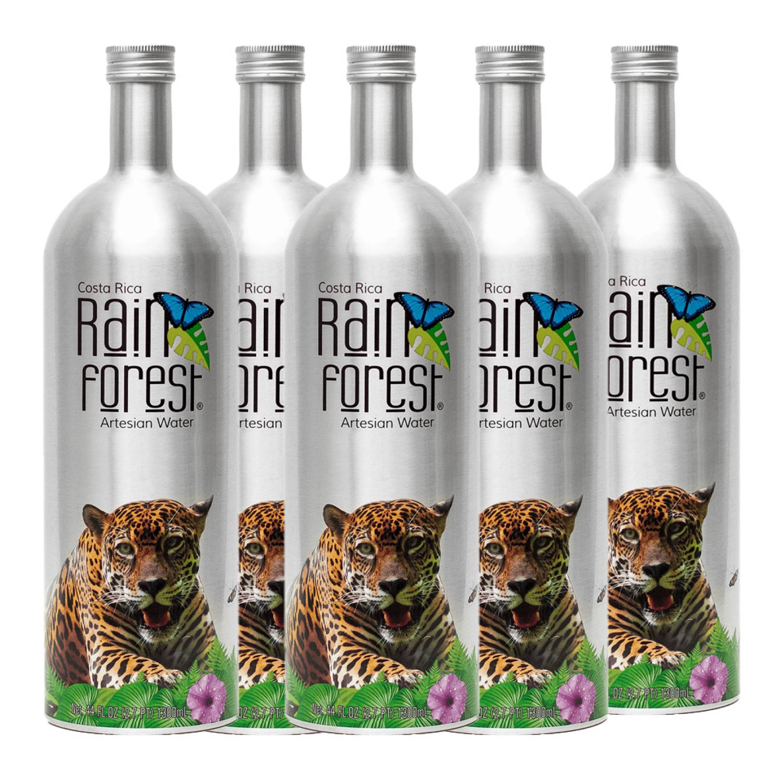 Agua Pura Artesiana 1.3 litros Set de 4 piezas Rain Forest