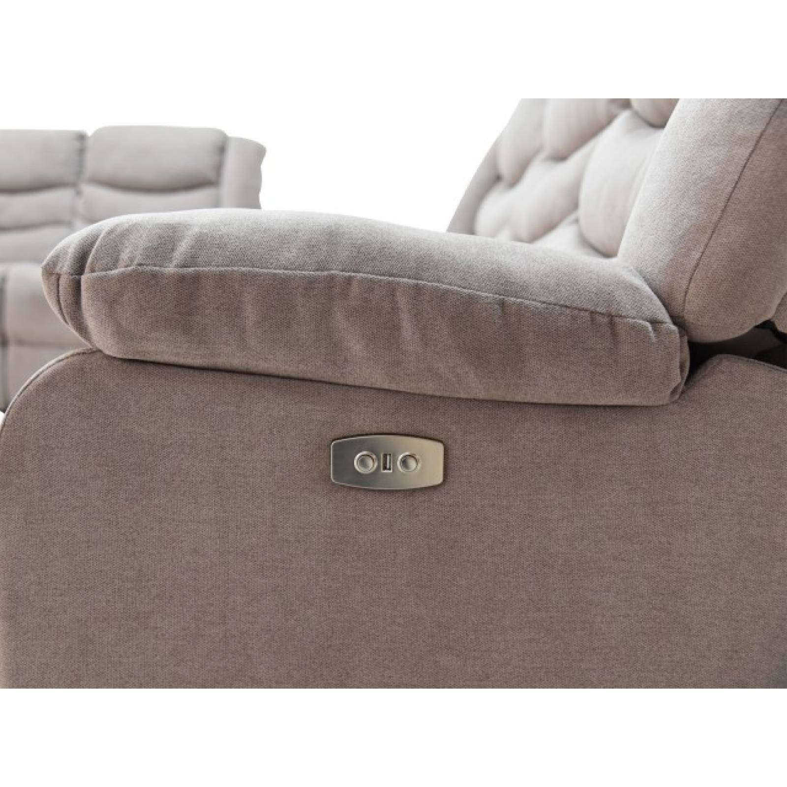 Sillon Reclinable Reposet Dos Plazas Electrico Milan Motion