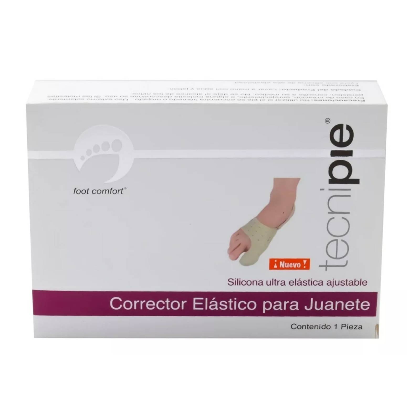 Kit 4 Corrector Elástico Mediano Para Juanete Tecnipie