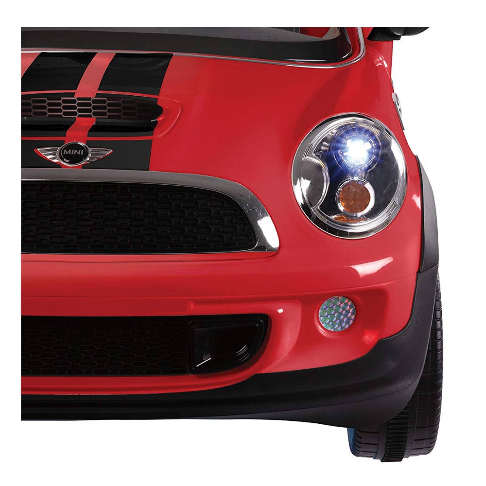 Auto Electrico Mini Cooper Cp Rojo 6V Prinsel