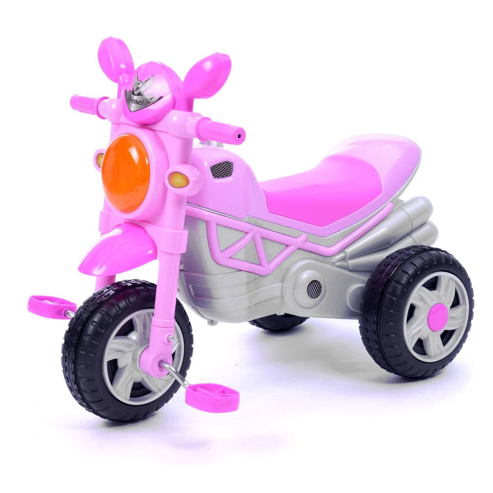 Moto Trike Rs 12 a 36 Meses Rosa Prinsel