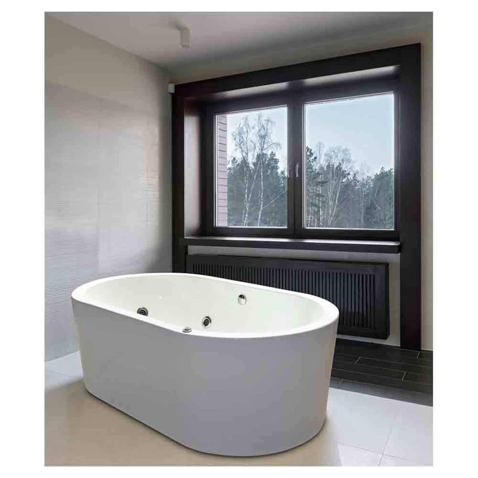 Tina Para Baño Sin Hidromasaje F-014 Acrilico Aquaspa