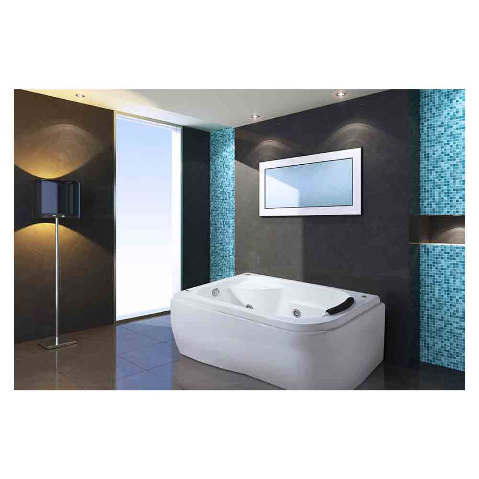 Bañera Para Baño Hidromasaje Rectangular Montable Aquaspa