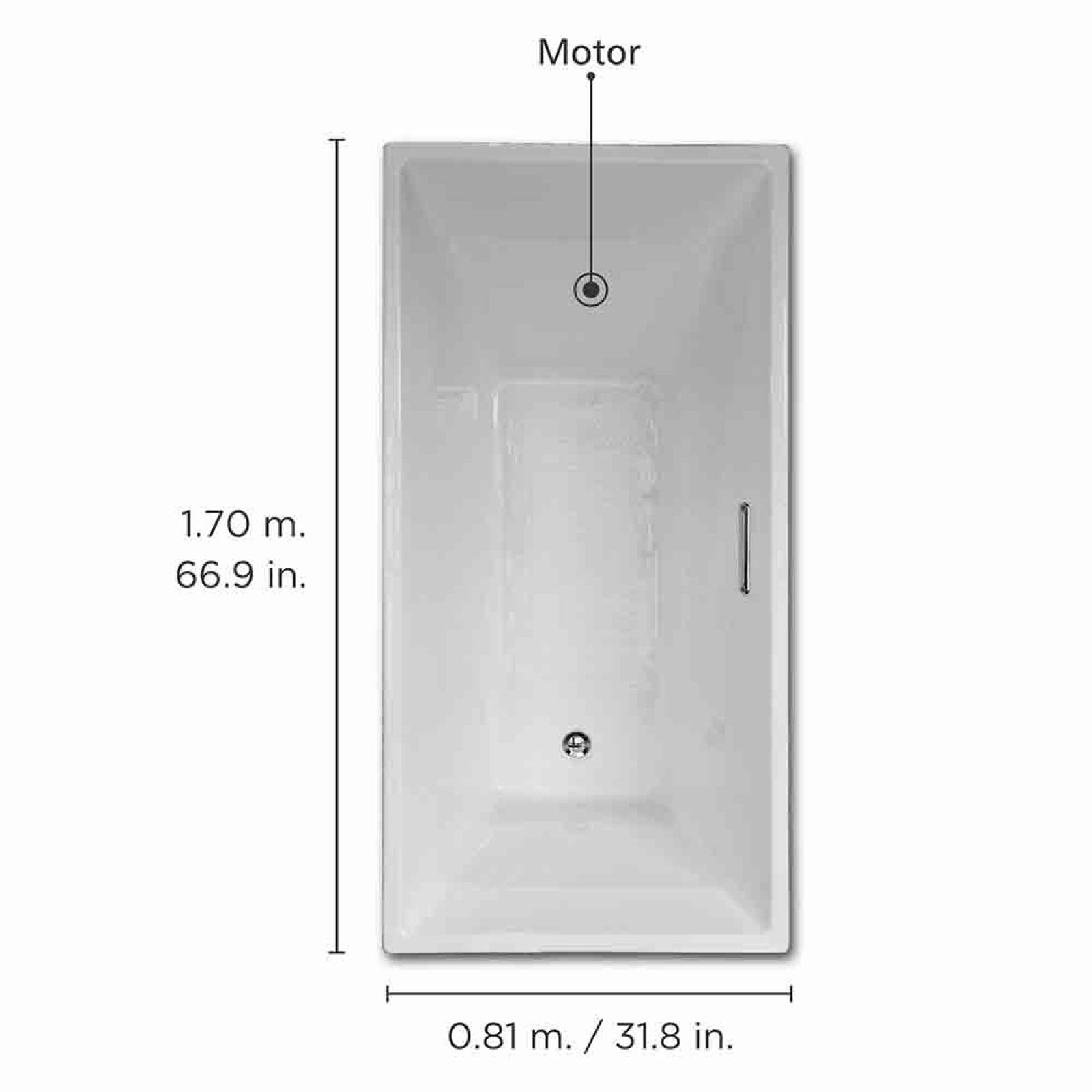 Bañera Para Baño Sin Hidromasaje Blower Montable Aquaspa