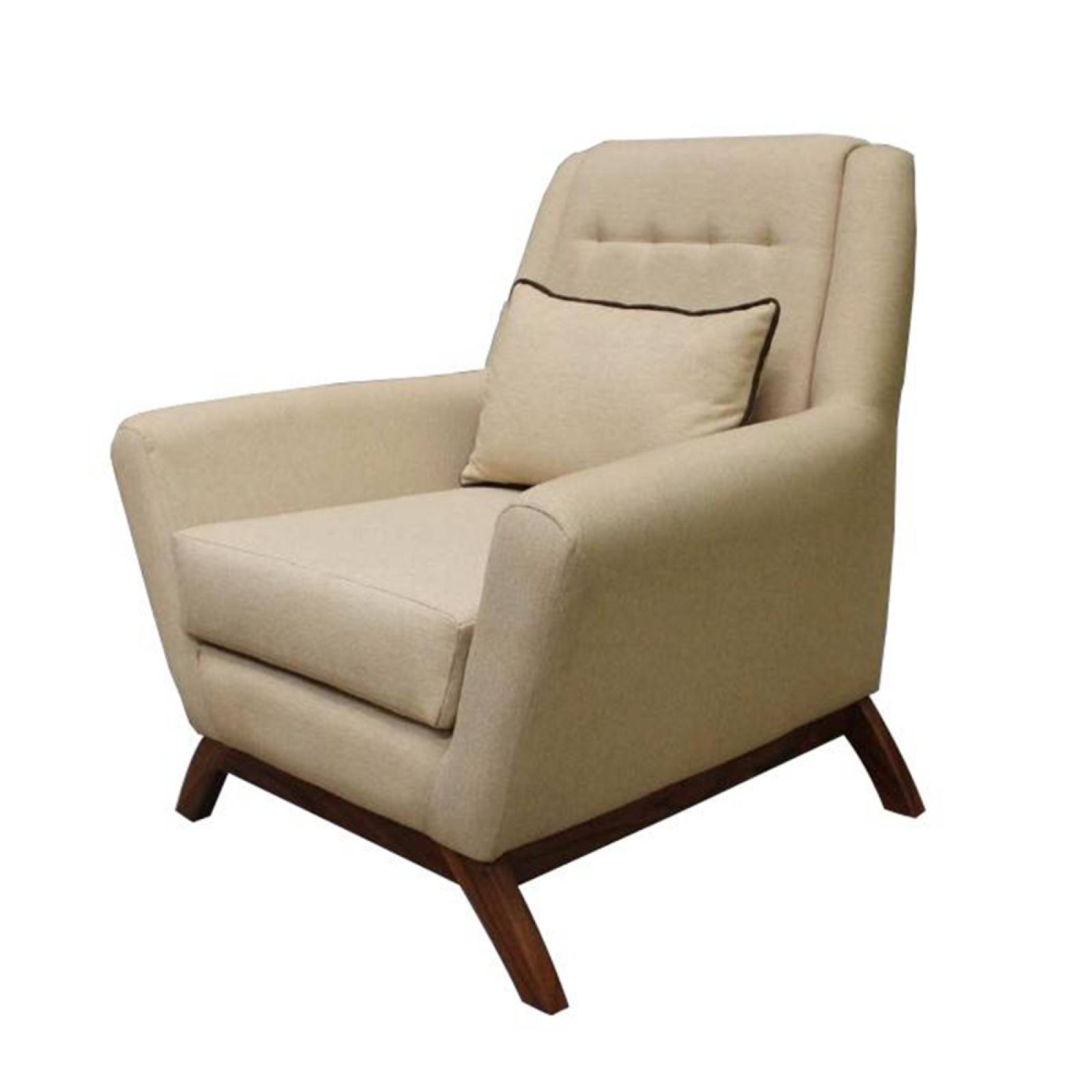 Sillón Ocasional Nobu Moderno Estructura Pino Yoi Mobiliario