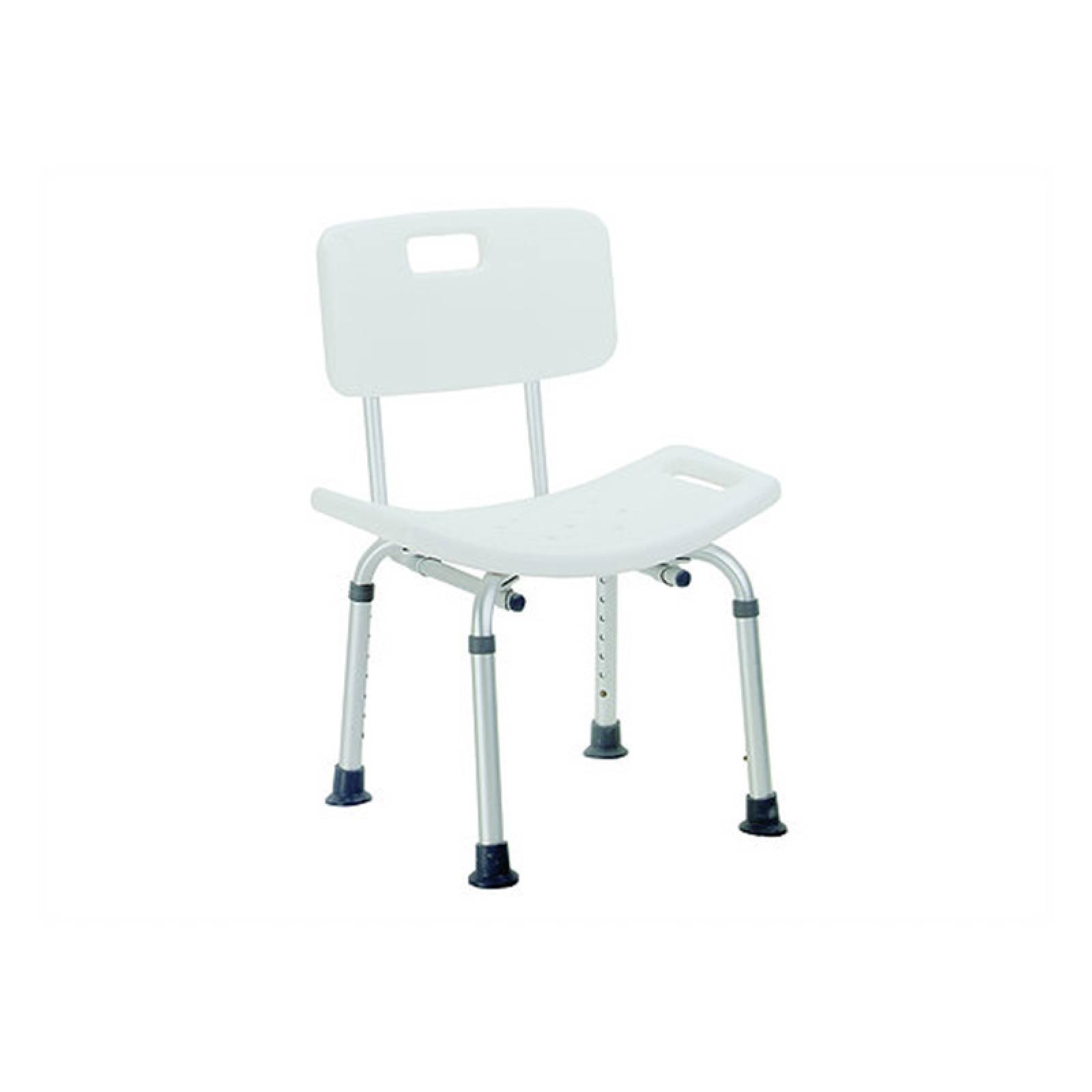 Silla ducha antiderrapante ajustable aluminio orto sillas