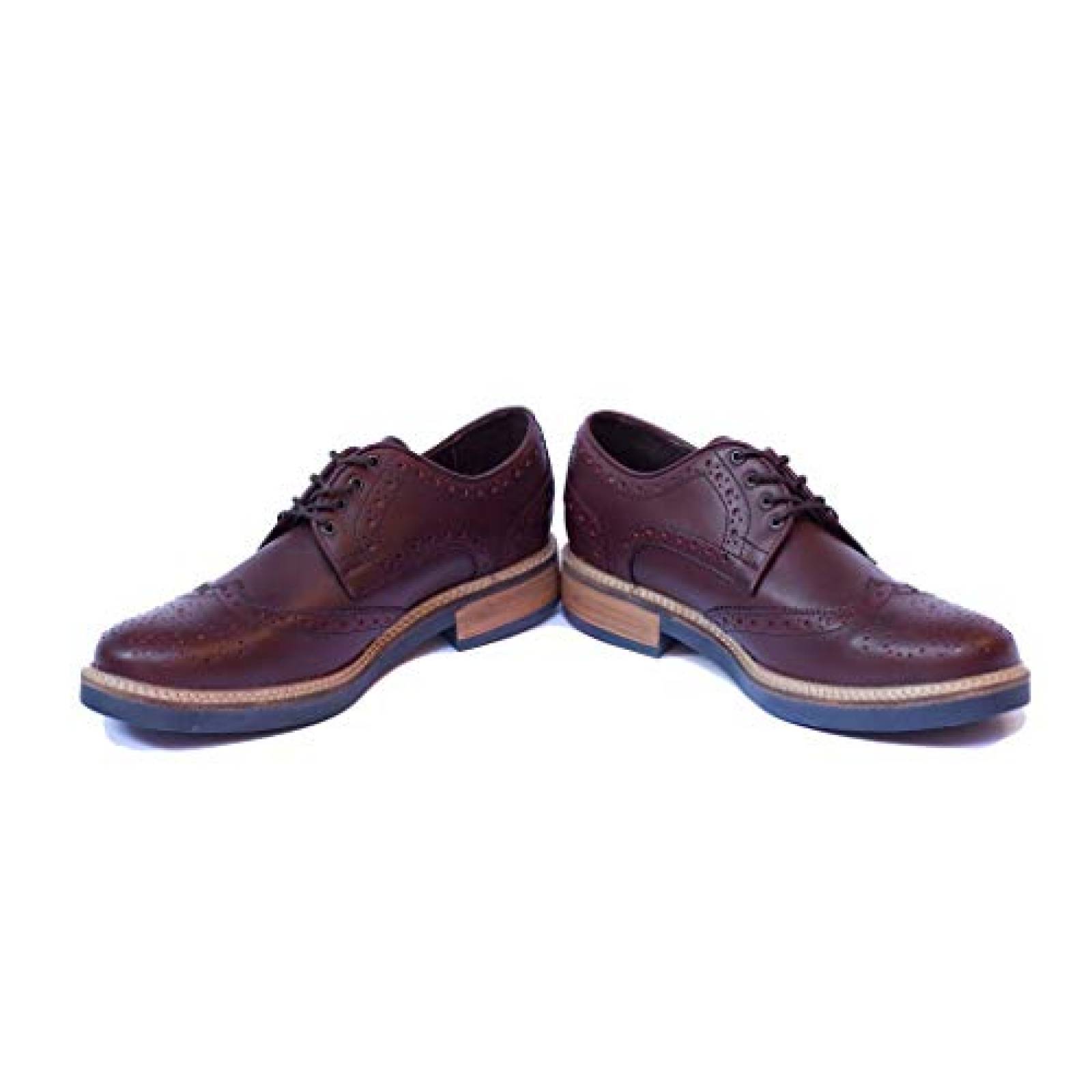 Zapato Brogue Vino Talla 25 Viceversa