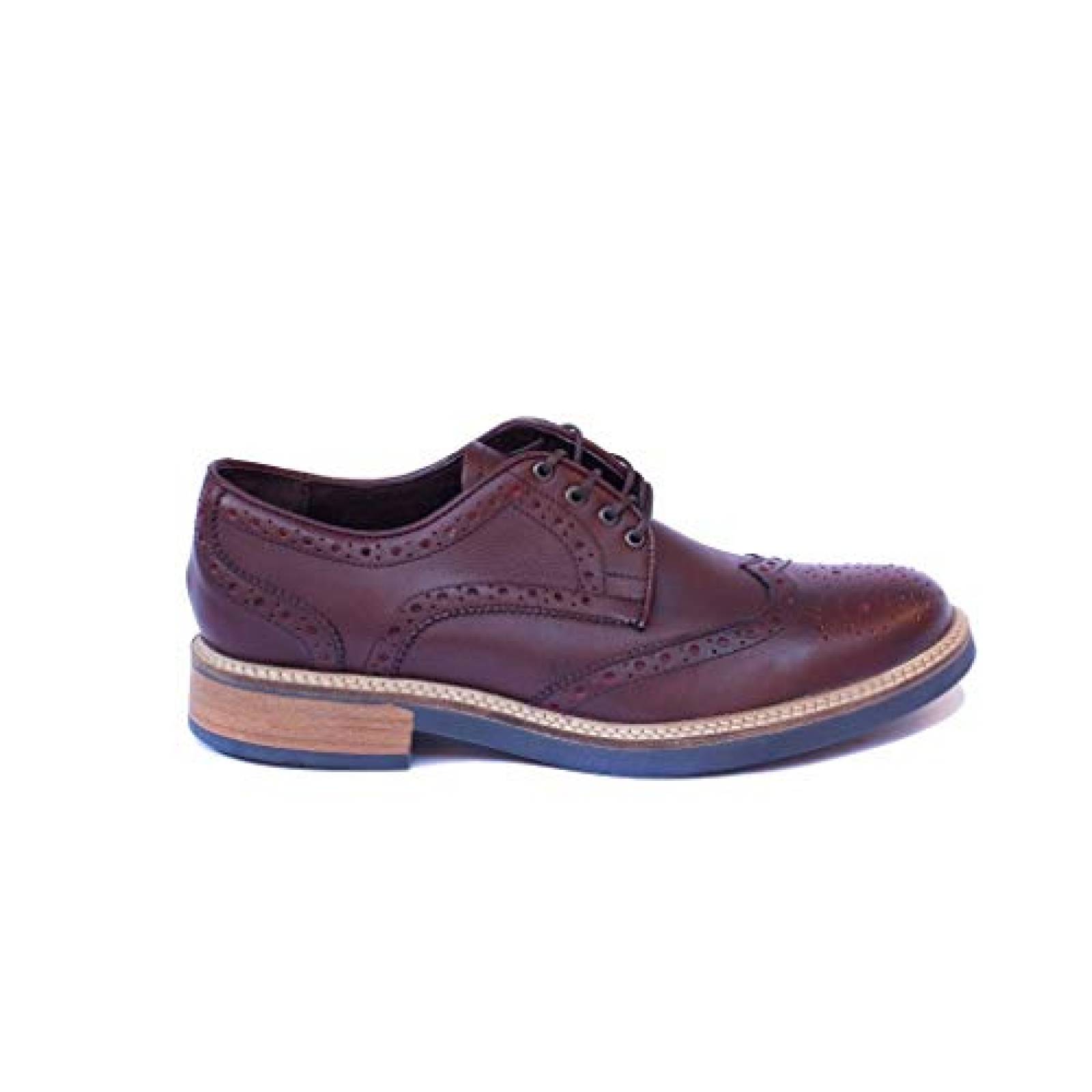 Zapato Brogue Vino Talla 25 Viceversa