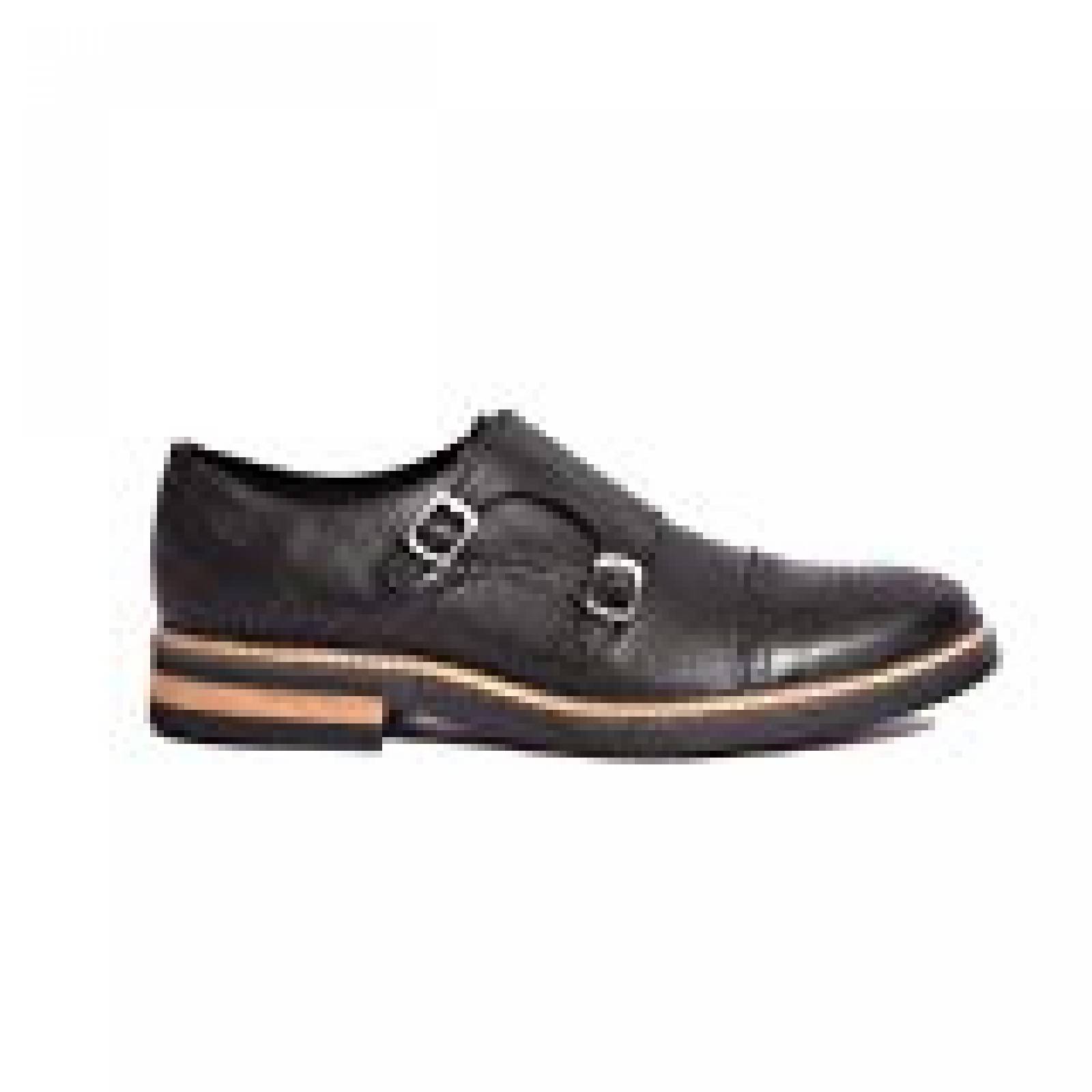 Zapato Monk Strap  Negro  Talla 27 Viceversa